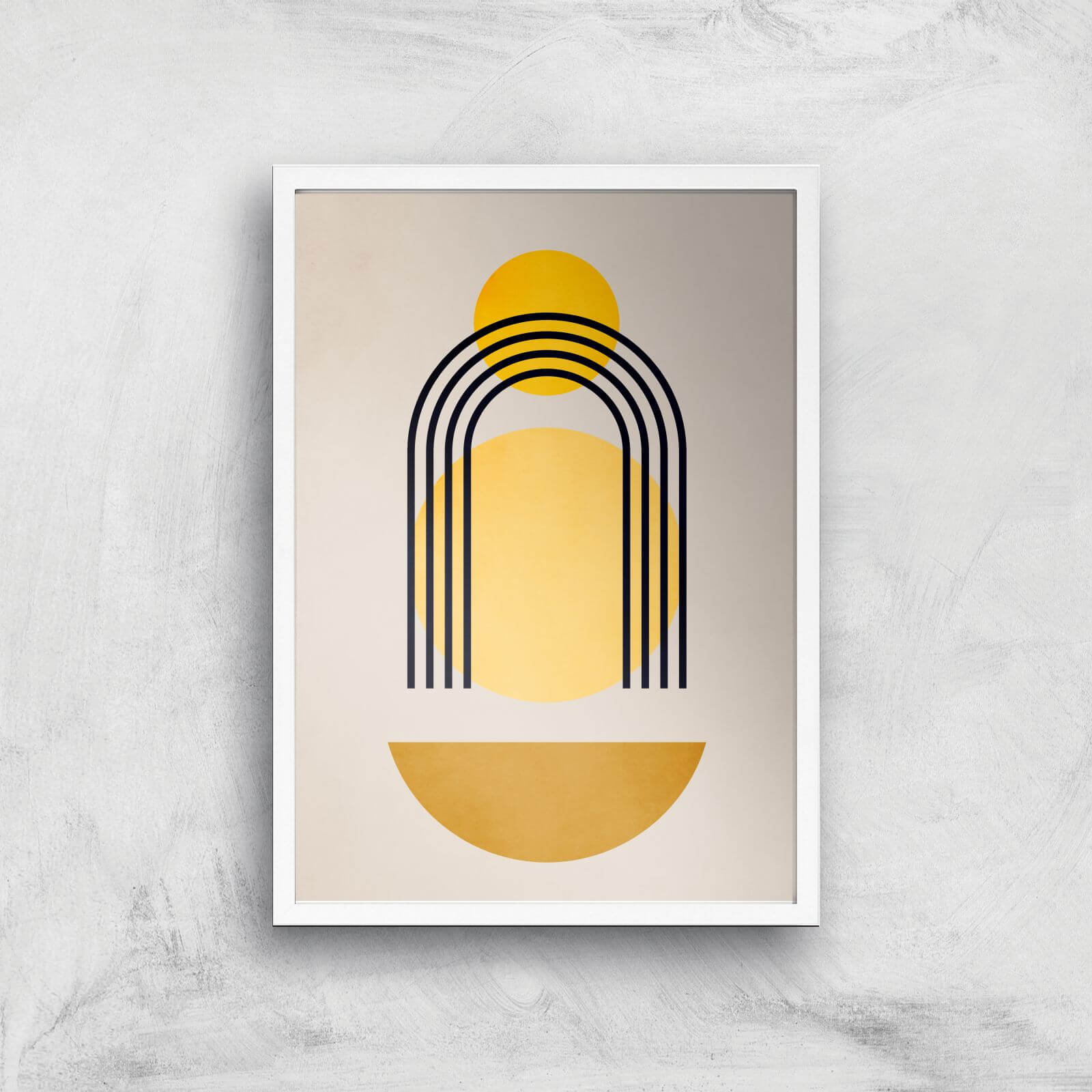 Borris Photography Geometrica No.5 Giclee Art Print - A2 - White Frame