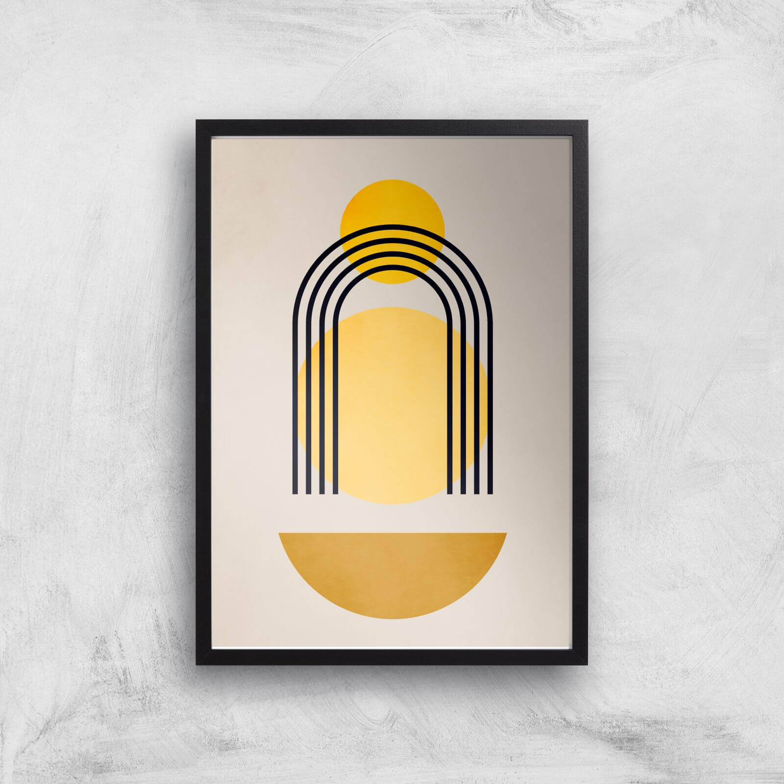 Borris Photography Geometrica No.5 Giclee Art Print - A2 - Black Frame