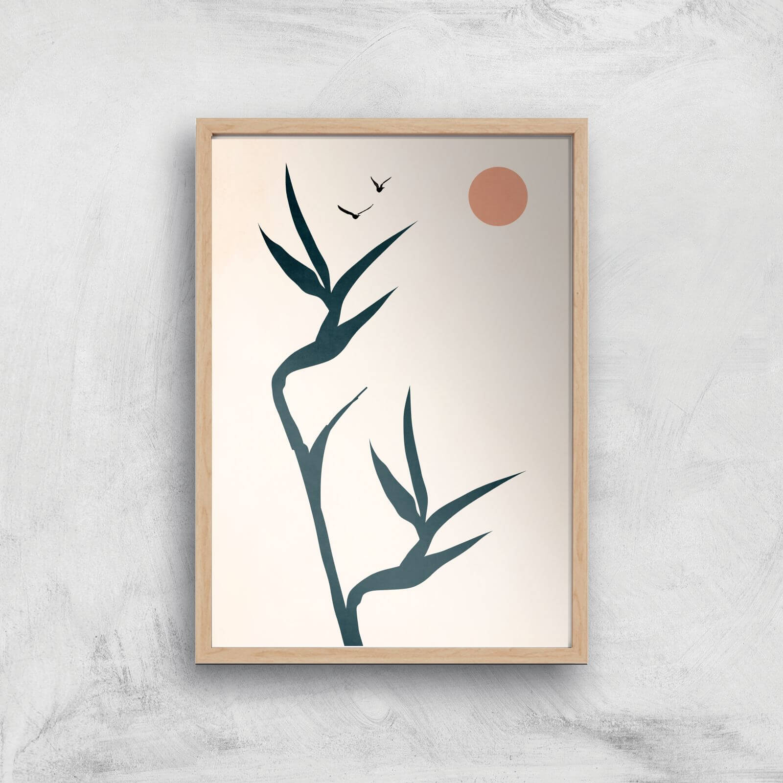 Borris Photography Paradise Giclee Art Print - A4 - Wooden Frame