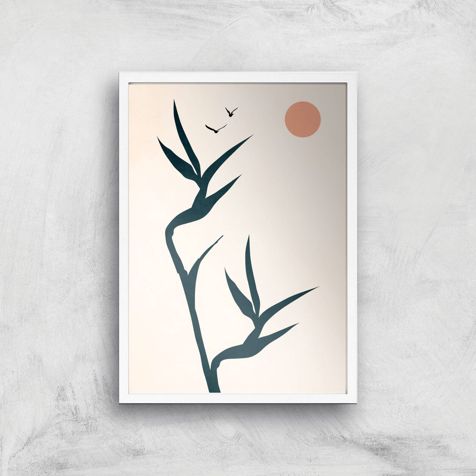 Borris Photography Paradise Giclee Art Print - A4 - White Frame