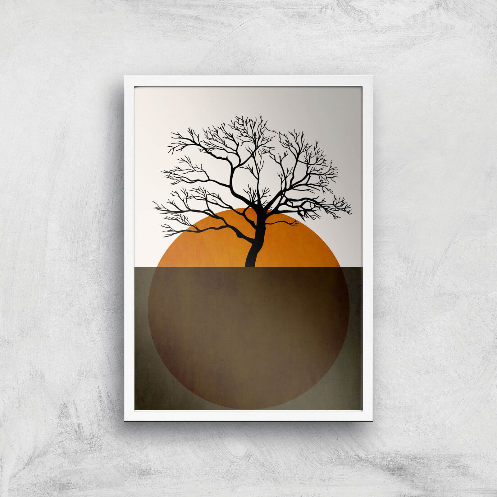 Borris Photography Sunny Days Of Silence Giclee Art Print - A4 - White Frame