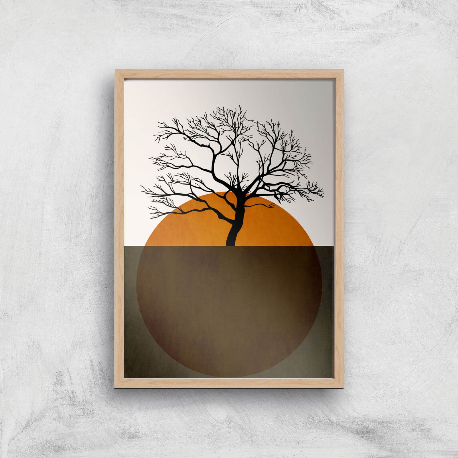 Borris Photography Sunny Days Of Silence Giclee Art Print - A3 - Wooden Frame