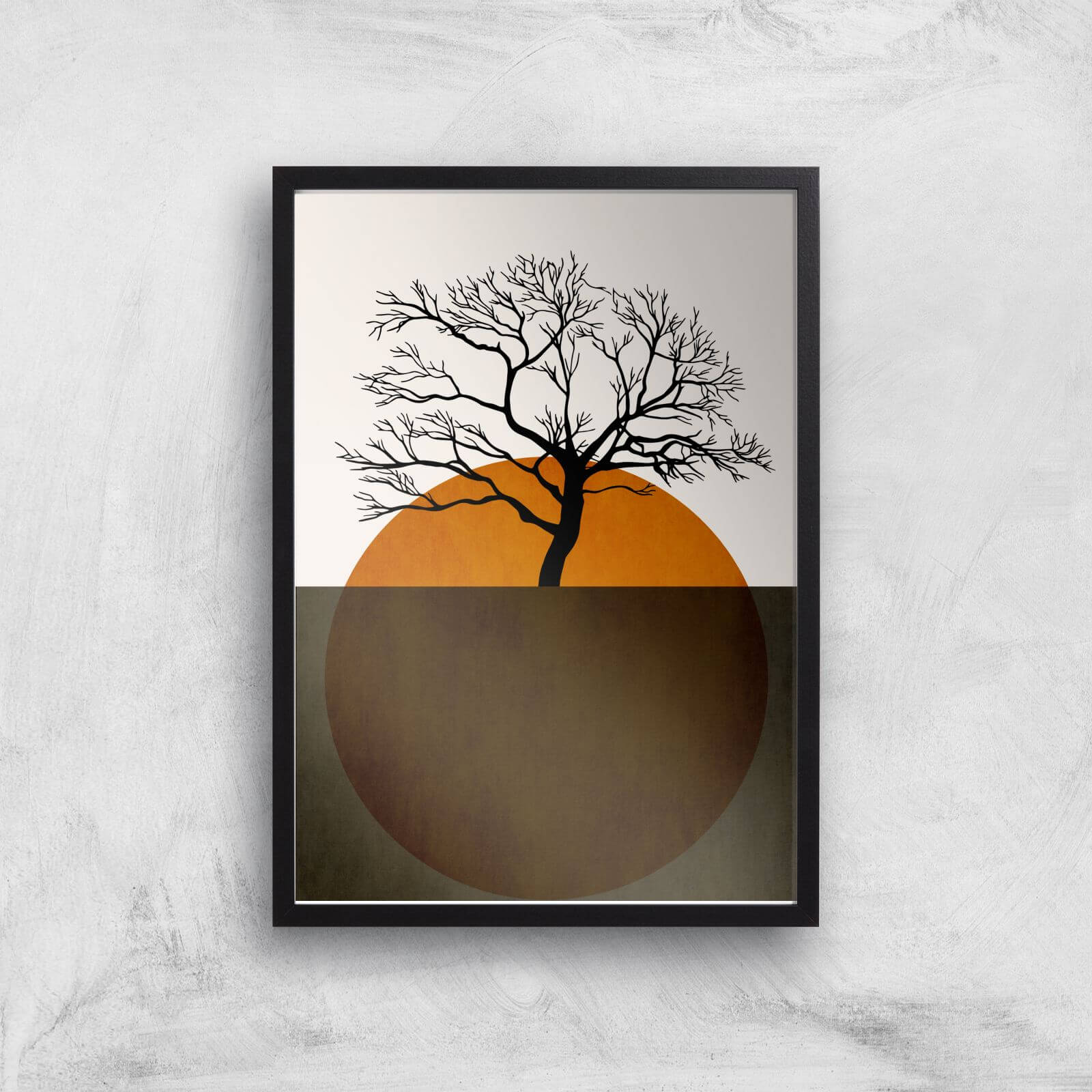 Borris Photography Sunny Days Of Silence Giclee Art Print - A3 - Black Frame