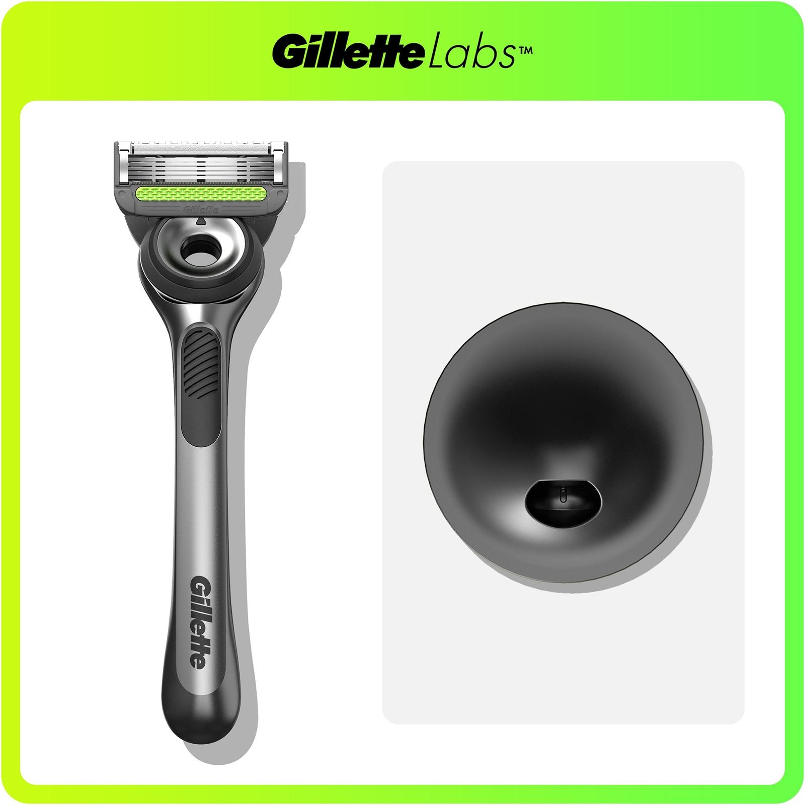 Gillette Labs Exfoliating Razor Starter Kit Silver