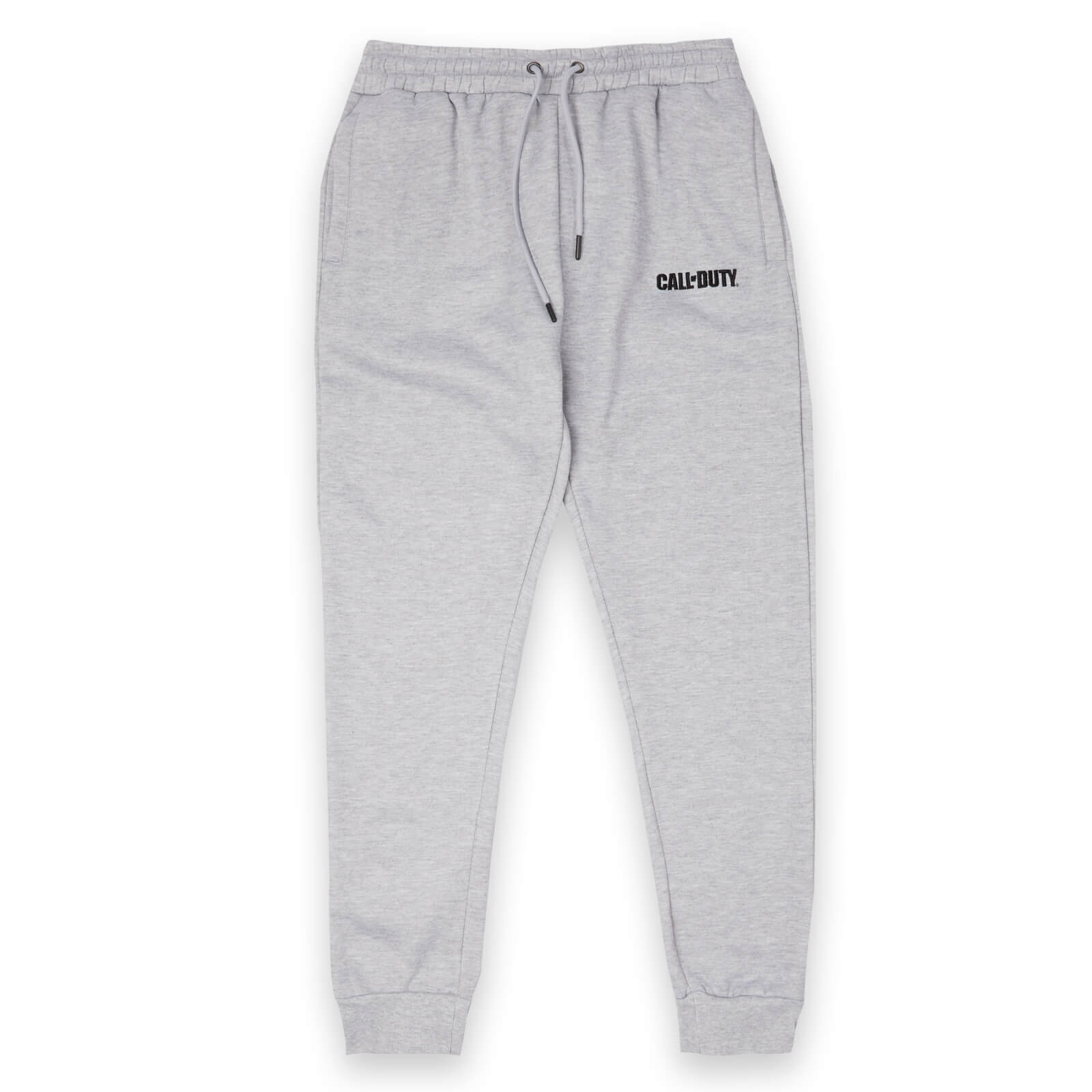 Call Of Duty Logo Embroidered Unisex Joggers - Grey - S - Grey