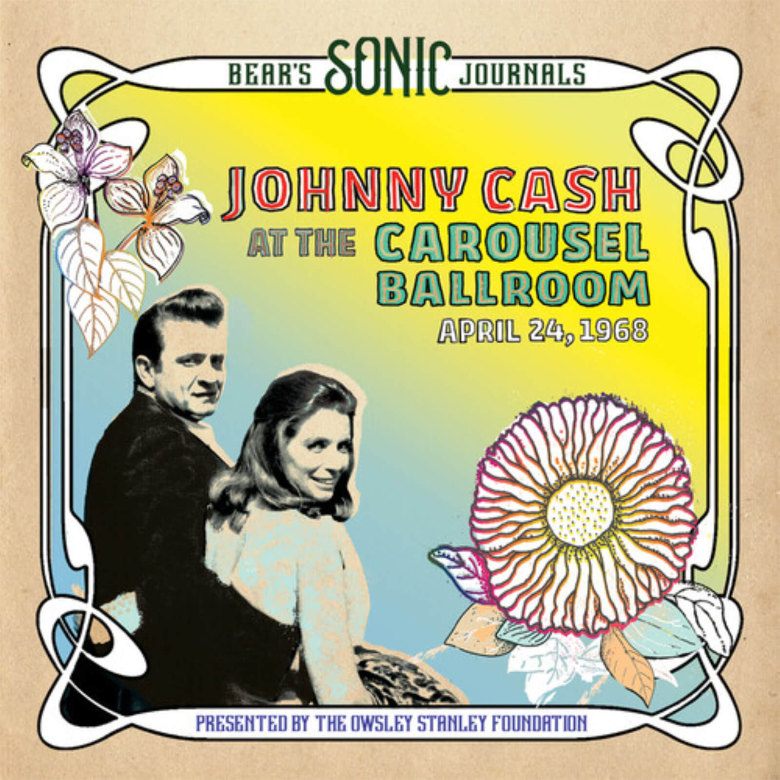 Johnny Cash - Bear's Sonic Journals: Johnny Cash, At the Carousel Ballroom, April 28, 1968 Vinyl 2LP