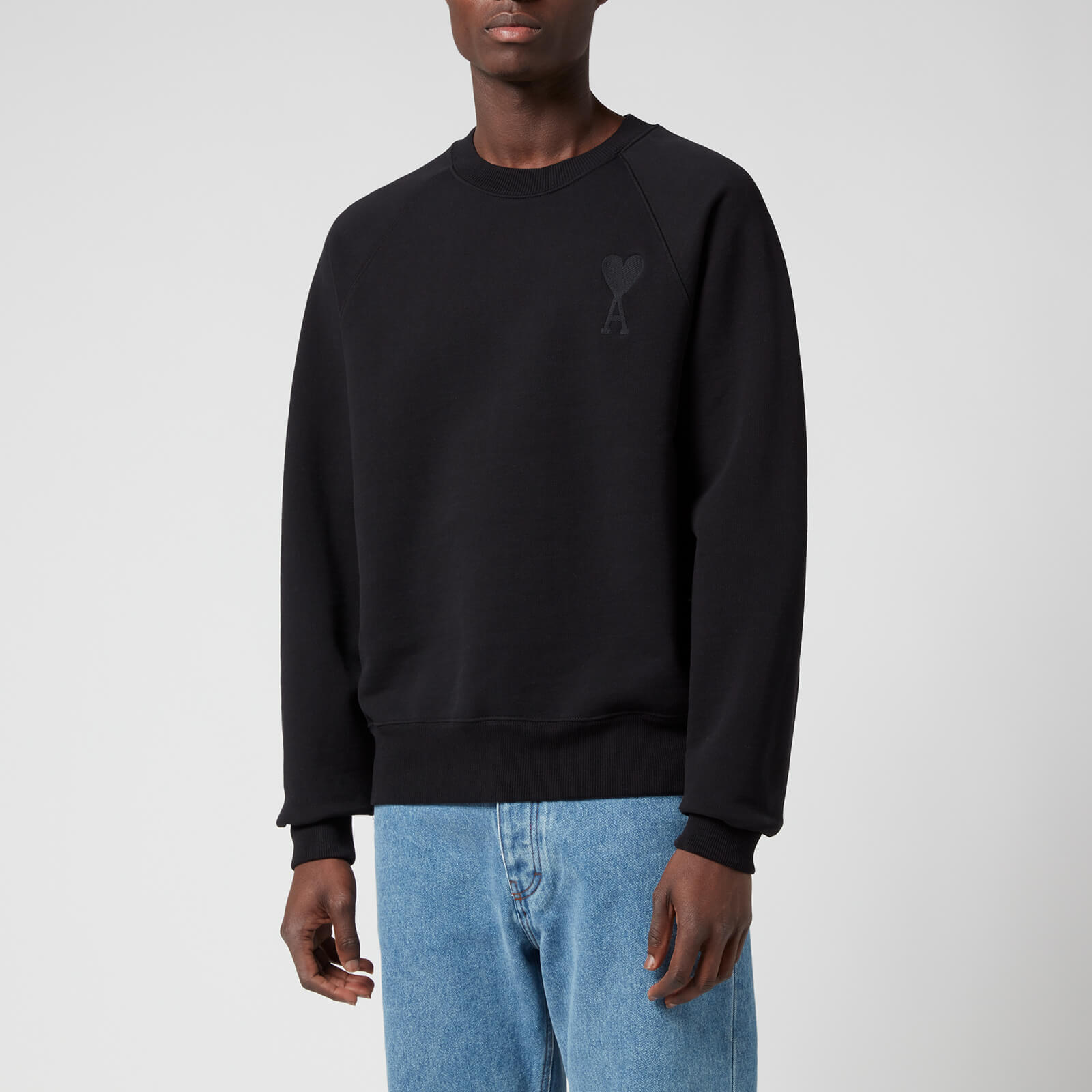 AMI Men's De Coeur T-Shirt - Black - S