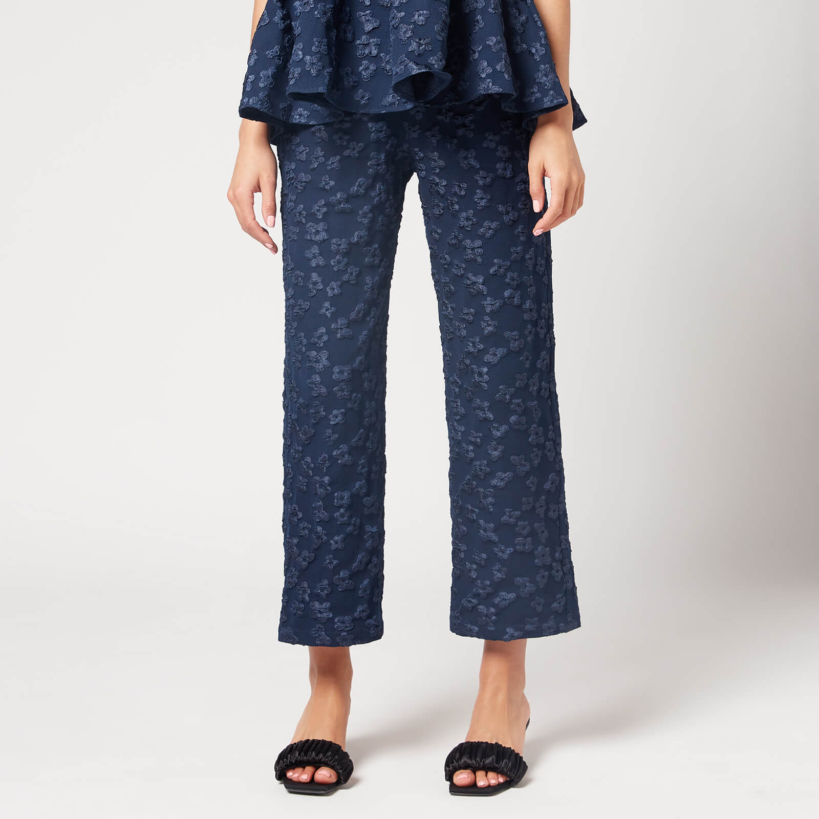 Stine Goya Women's Isra Jacquard Trousers - Navy - M