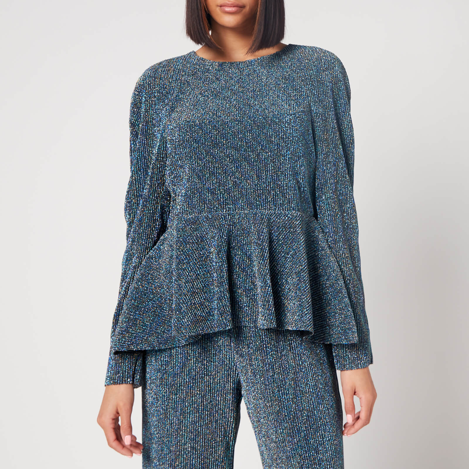 Stine Goya Women's Tyra Lurex Rib Top - Glitter Rainbow - S