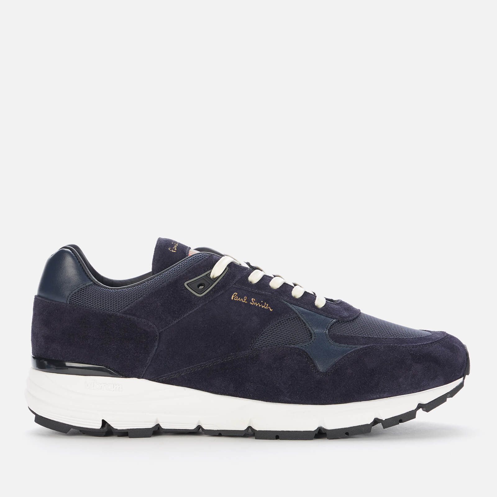 Paul Smith Men's Gorio Leather Running Style Trainers - Dark Navy - UK 7