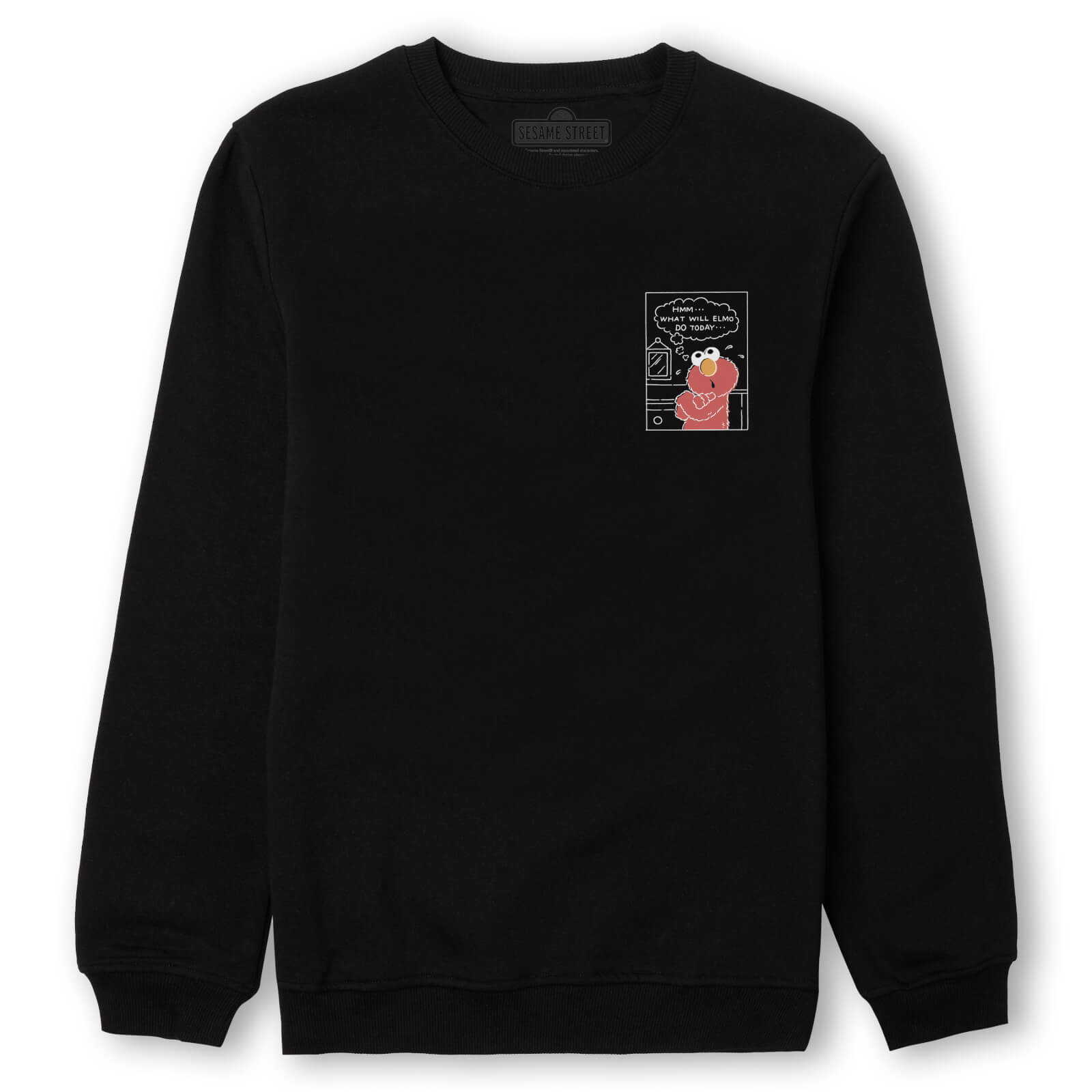 

Sesame Street Elmo Sketch Kids' Sweatshirt - Black - 7-8 ans - Noir
