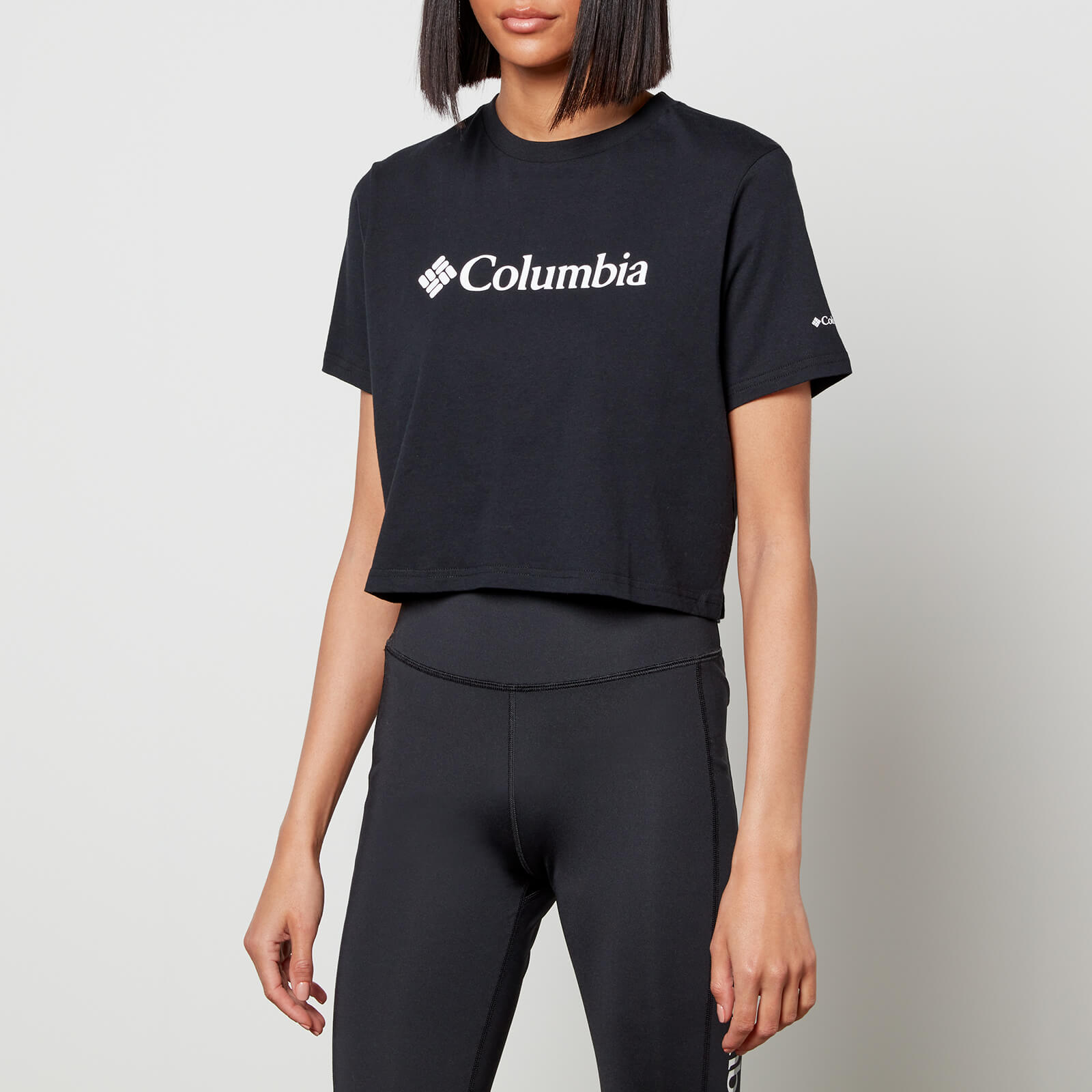 Columbia Women's North Cascades Cropped T-Shirt - Black - XS