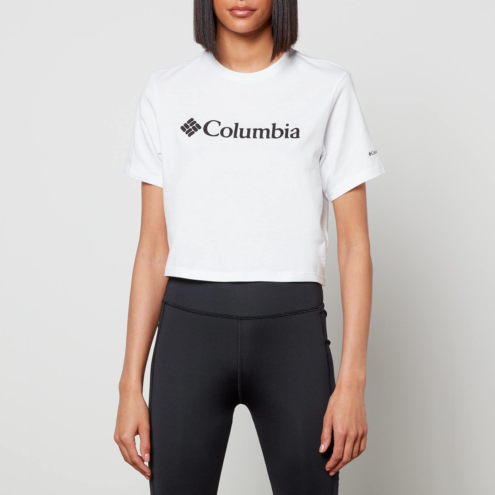 Columbia Women's North Cascades Cropped T-Shirt - White - Xs