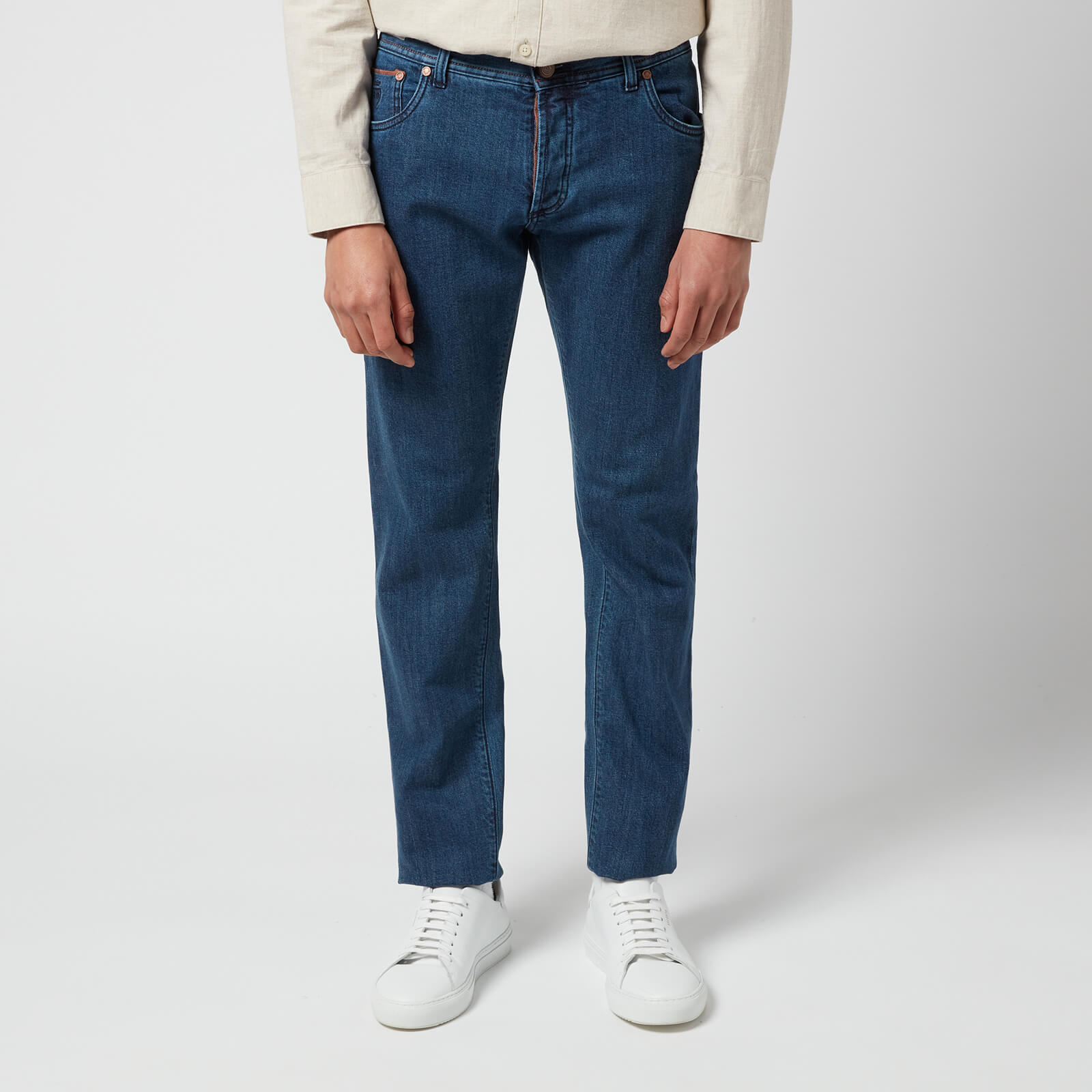 Richard J Brown Men's Tokyo Selvedge Stretch Denim Slim Jeans - Exclusive Blue - W31