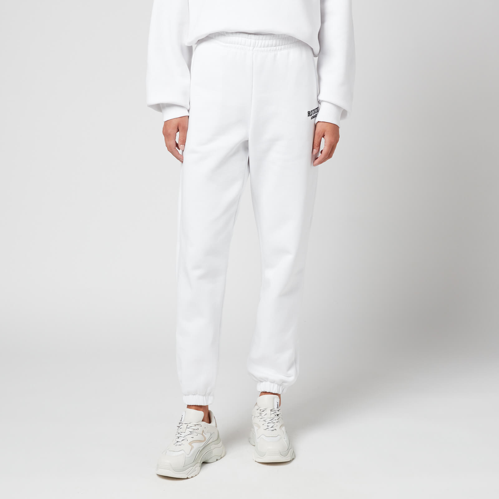 ROTATE Birger Christensen Women's Mimi Sweatpants - Brilliant White - S