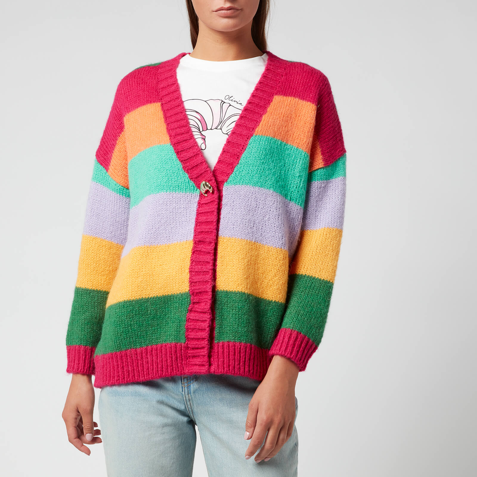 Olivia Rubin Women's Cassidy Cardigan - Bright Stripe - XS