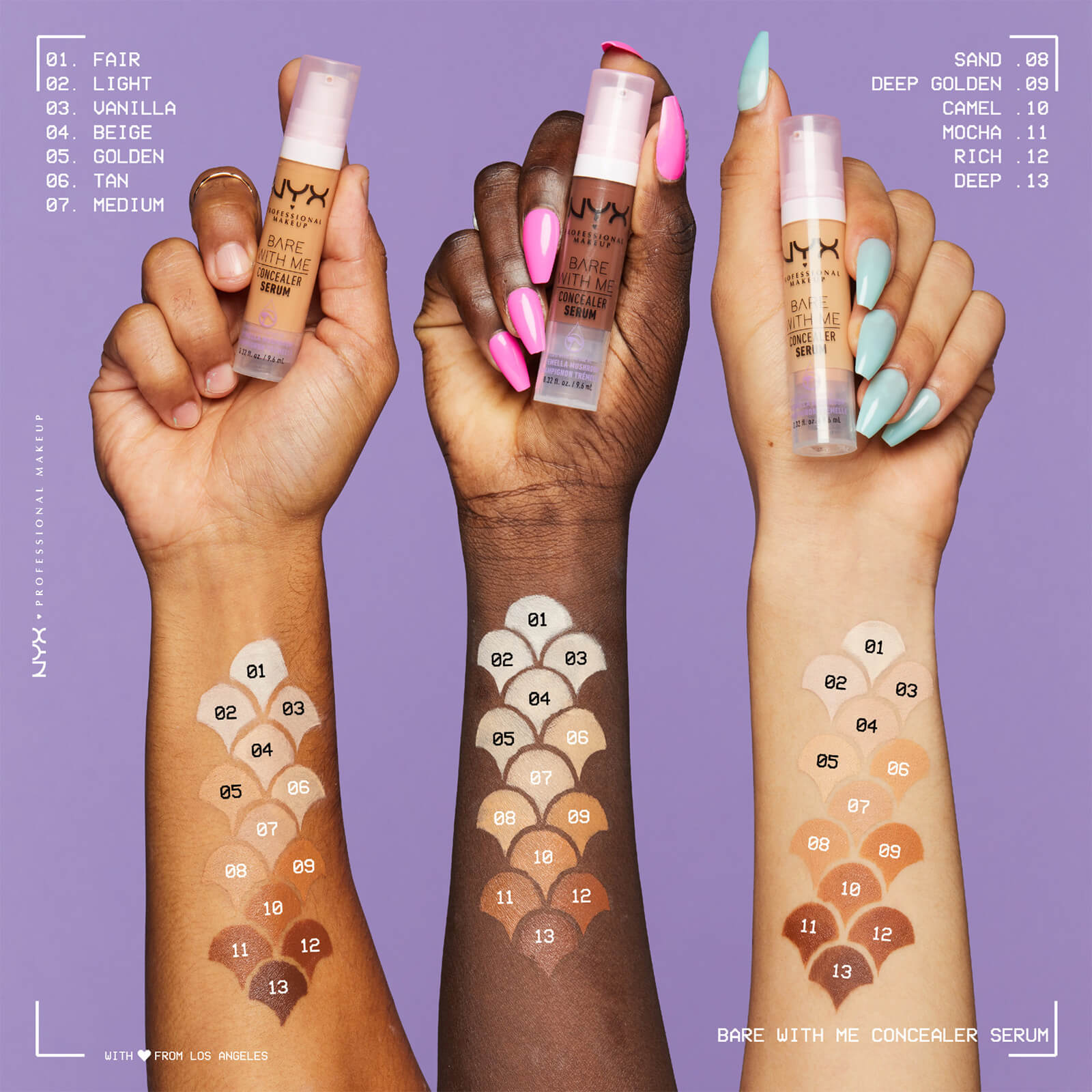 Thumbnail - NYX Professional Makeup Bare With Me Concealer Serum 9,6 ml (Verschiedene Farbtöne) - Tan