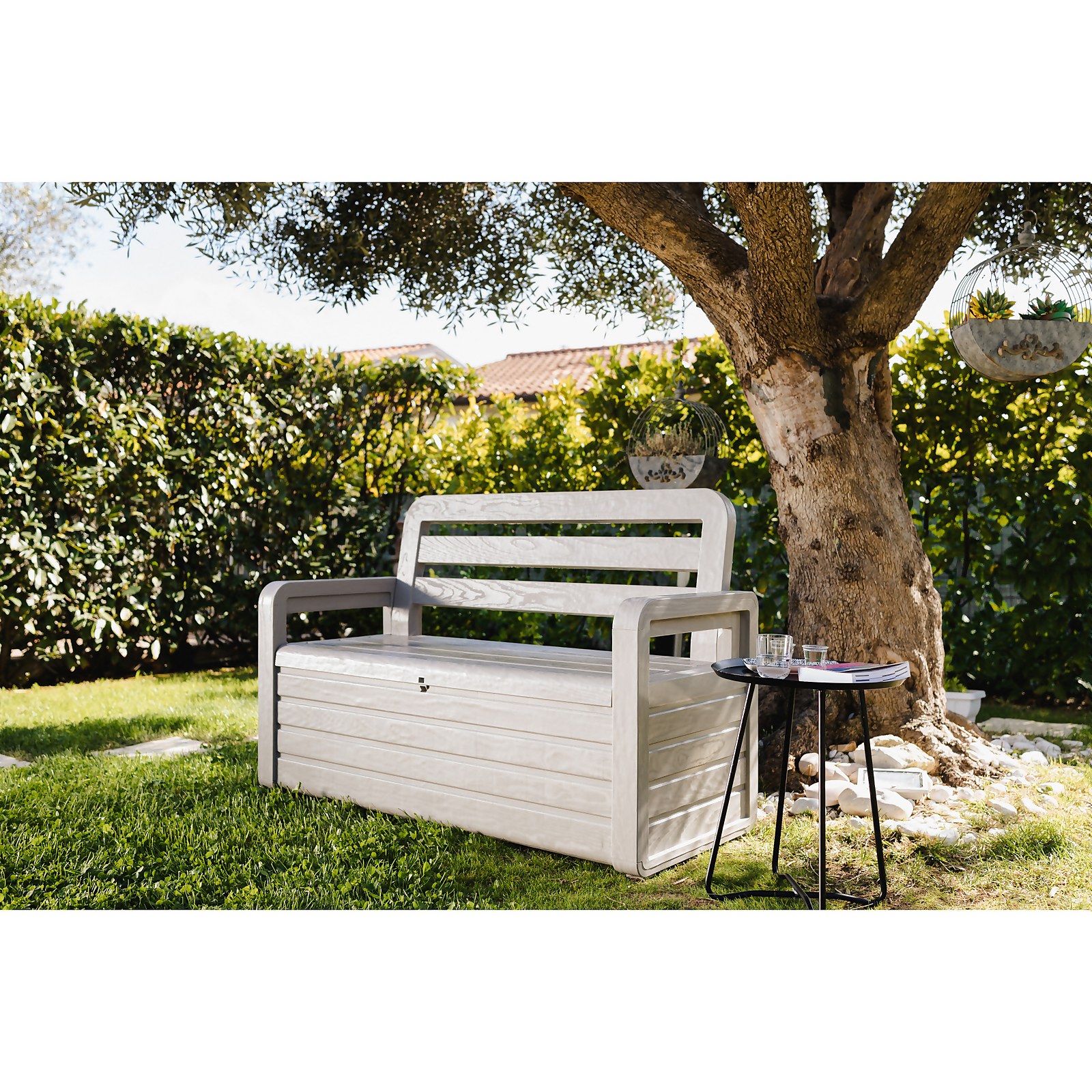 Photo of Toomax Forever Spring Bench - Warm Grey