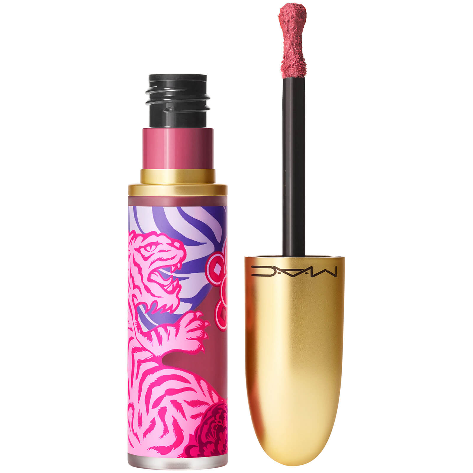 

MAC Powder Kiss Liquid Lip Colour Lunar Luck 5ml (Various Shades) - Fortune Tell Me