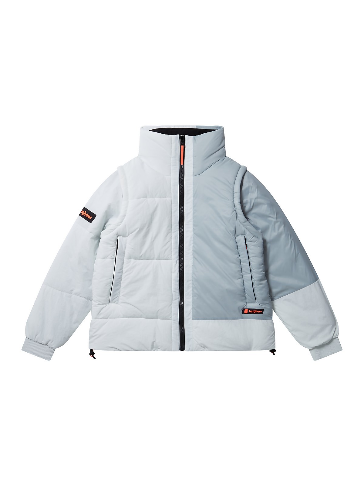 Women’s Nelien Short Insulated Jacket - White / Grey
