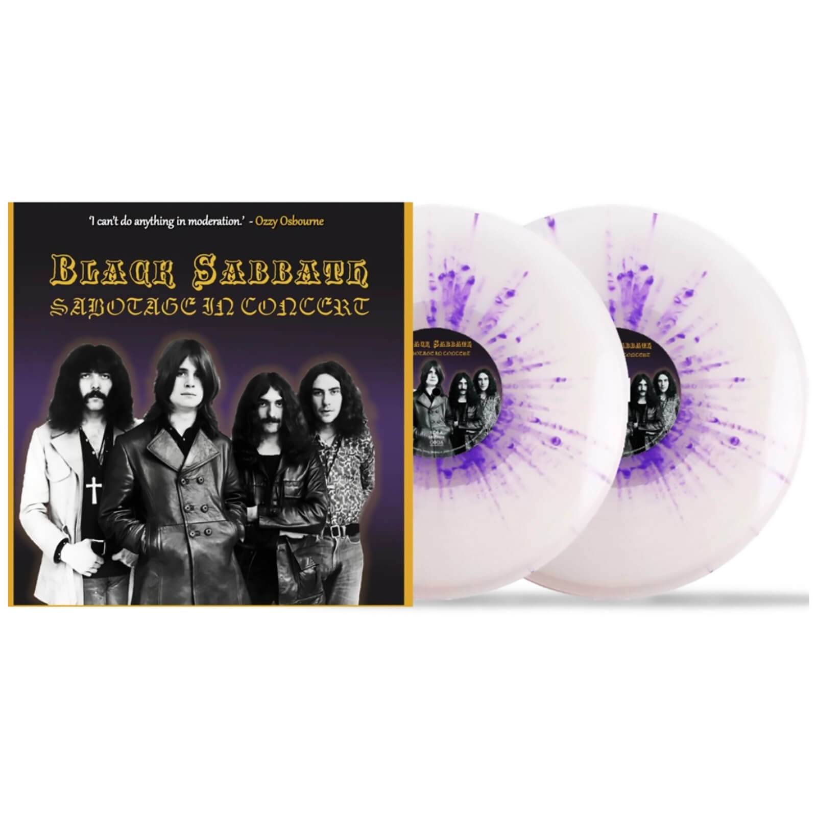 Black Sabbath - Sabotage In Concert (Splatter Vinyl) 2x 10