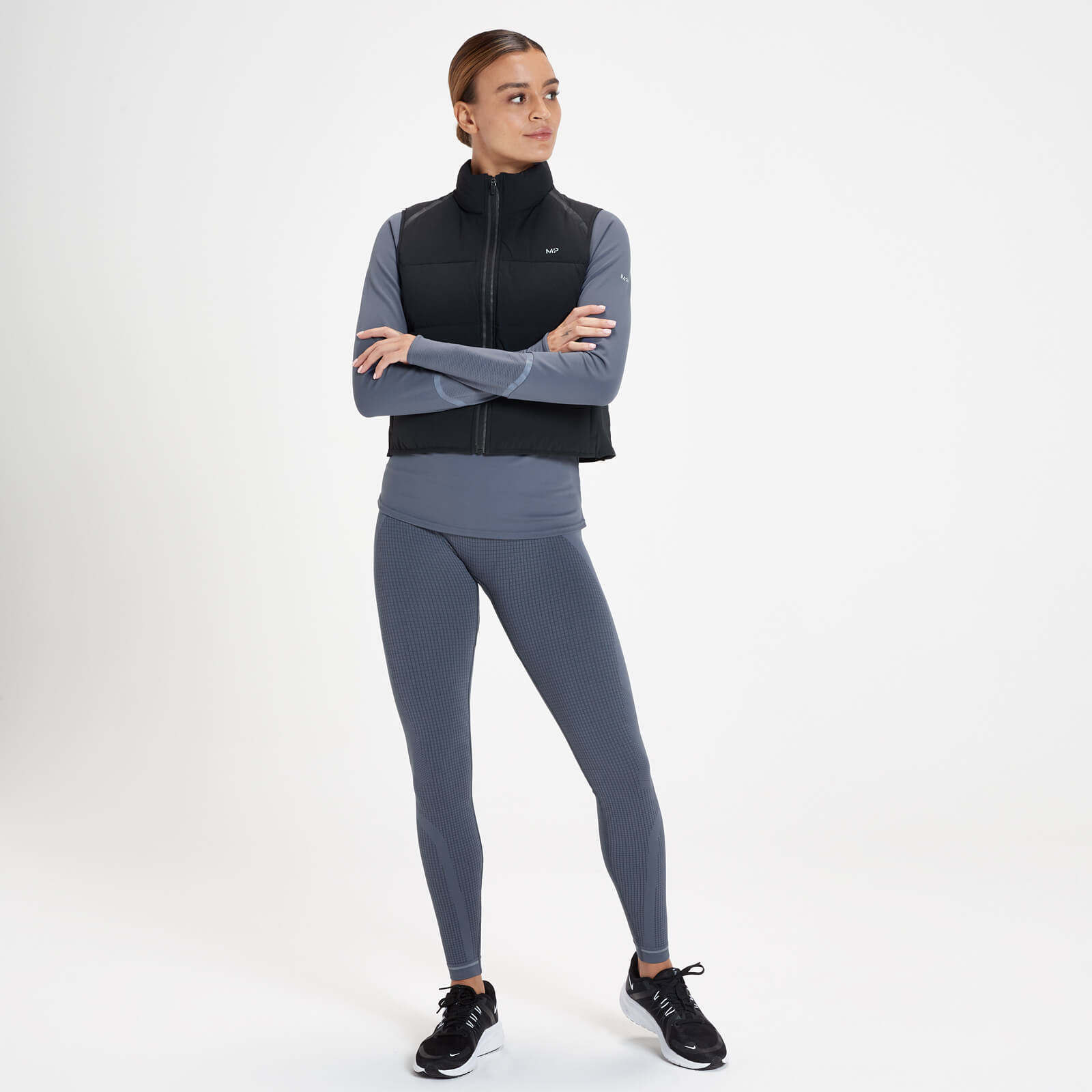 5059883153254 - Womens Velocity Ultra Cropped Weste – Schwarz - XXL