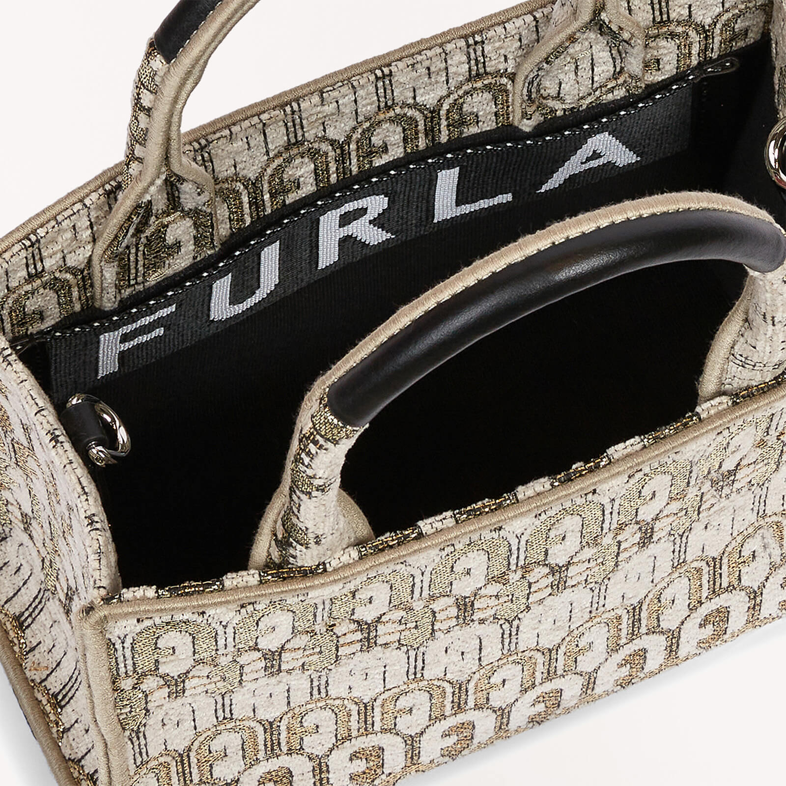 furla women's opportunity mini tote bag - gold