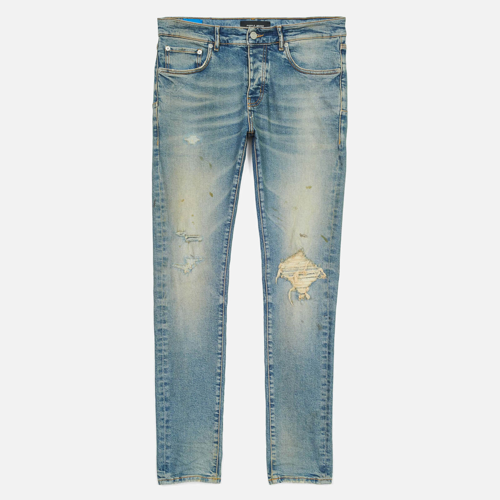 Purple Brand Men's Blowout Denim Jeans - Worn Light Indigo - W31