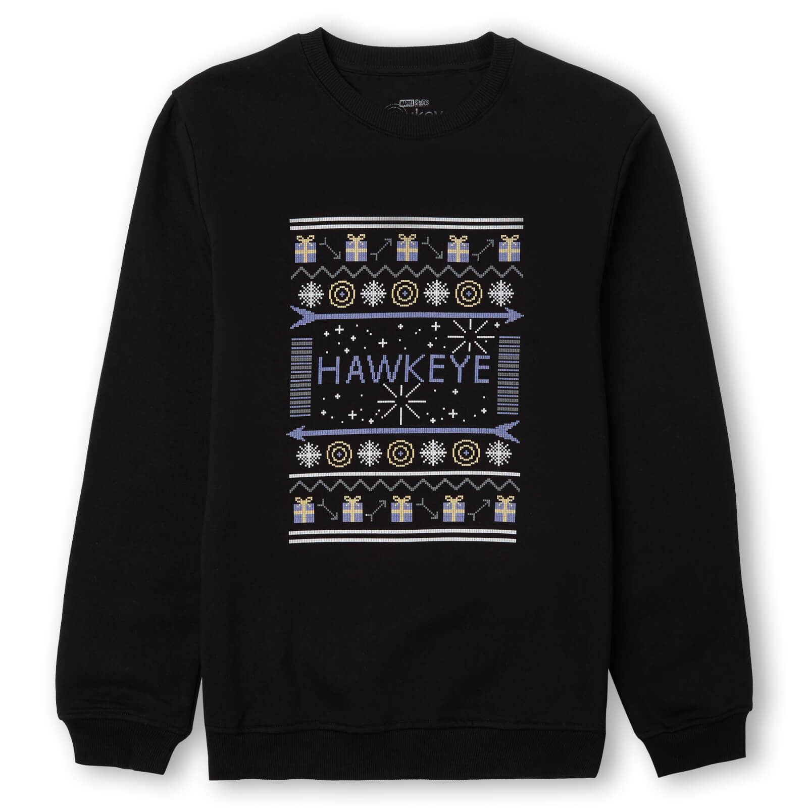 Marvel Clint Barton Christmas Unisex Sweatshirt - Black - S - Zwart
