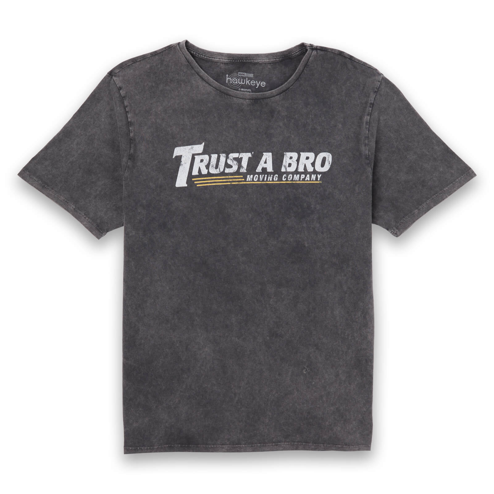 Marvel Trust A Bro Unisex T-Shirt - Black Acid Wash - S - Black Acid Wash