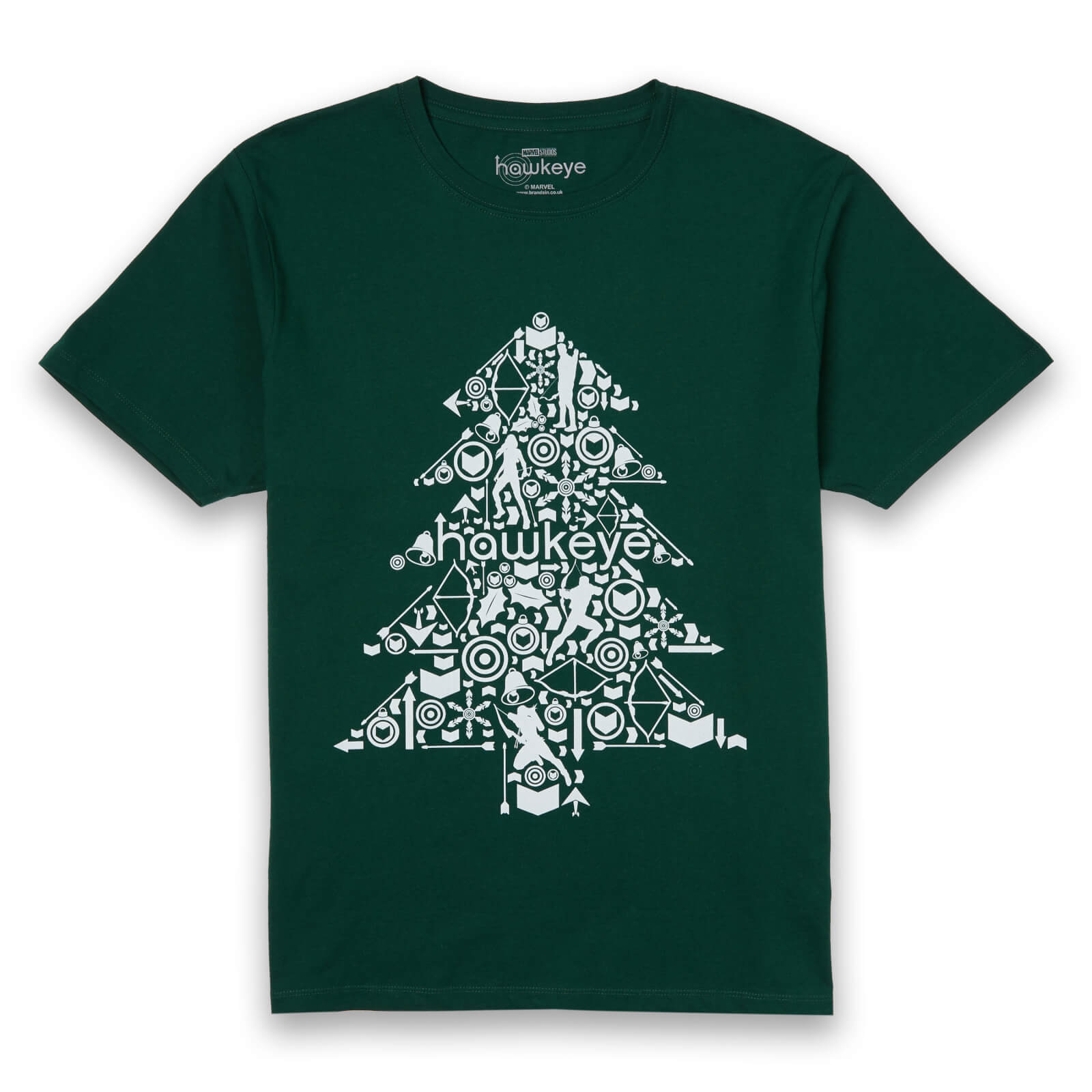 Marvel Christmas Tree Unisex T-Shirt - Green - XS - Groen