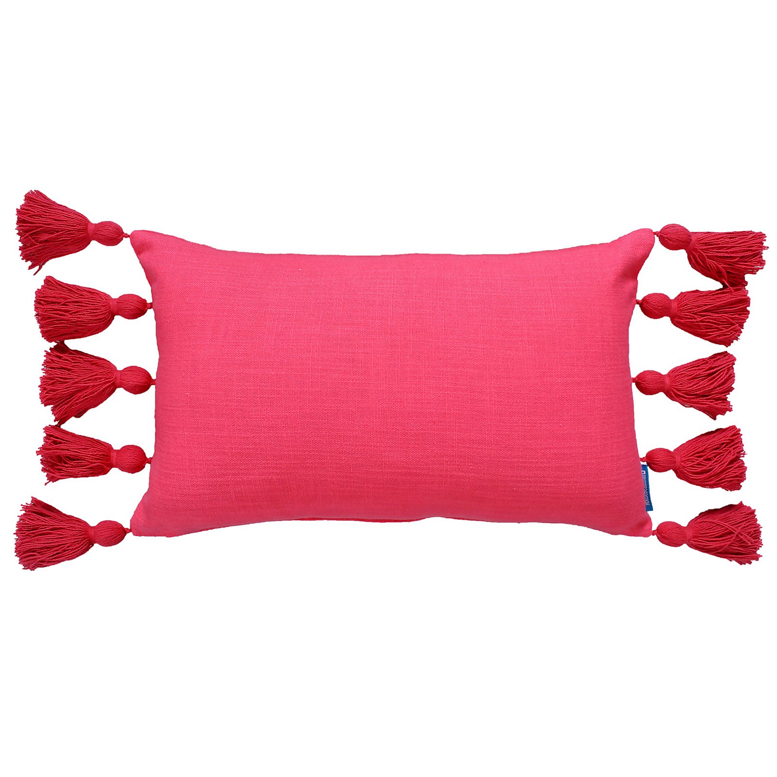 Photo of House Beautiful Cotton Tassel Cushion - 30x50cm - Ibiza Pink