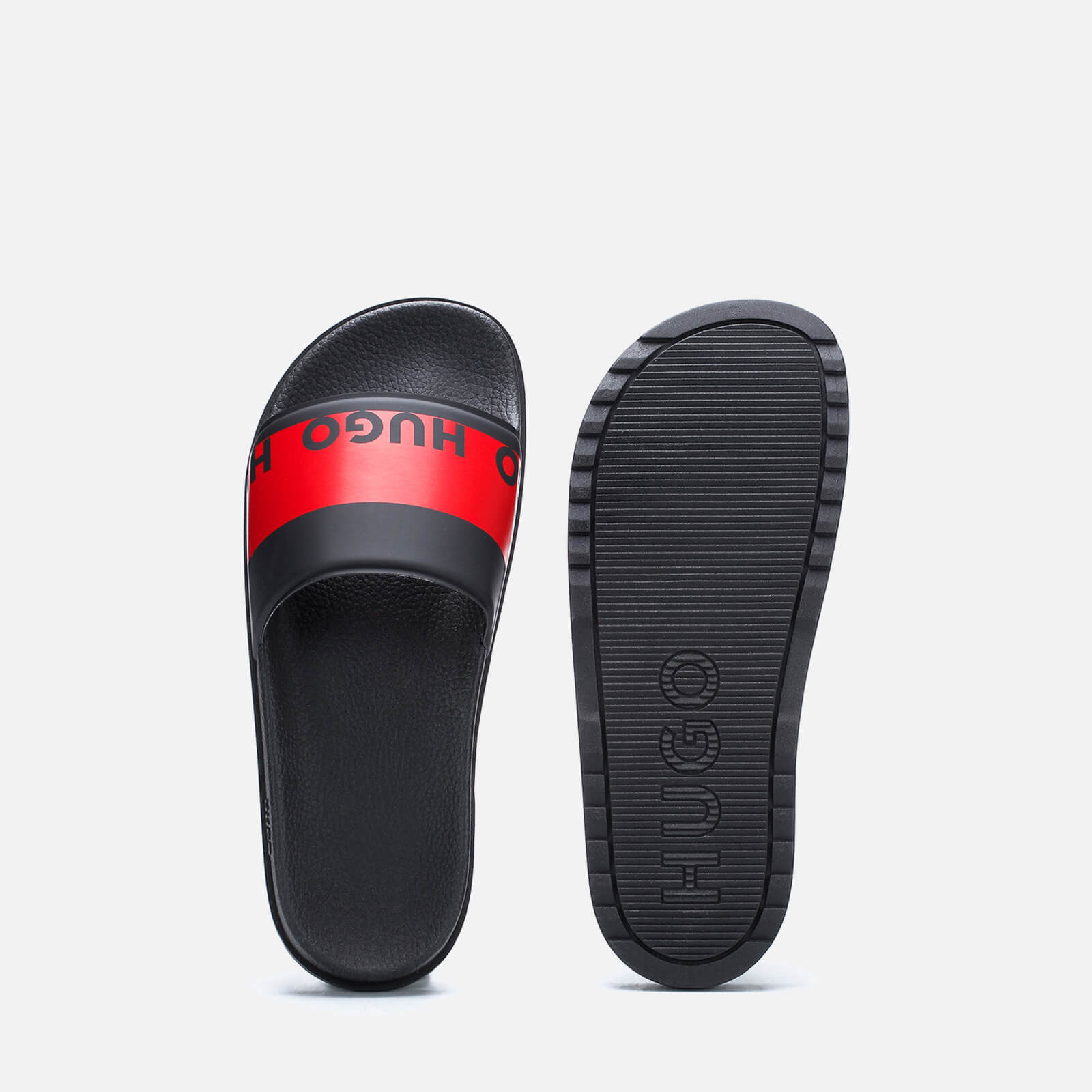 HUGO Men's Match Slide Sandals - Black - UK 8