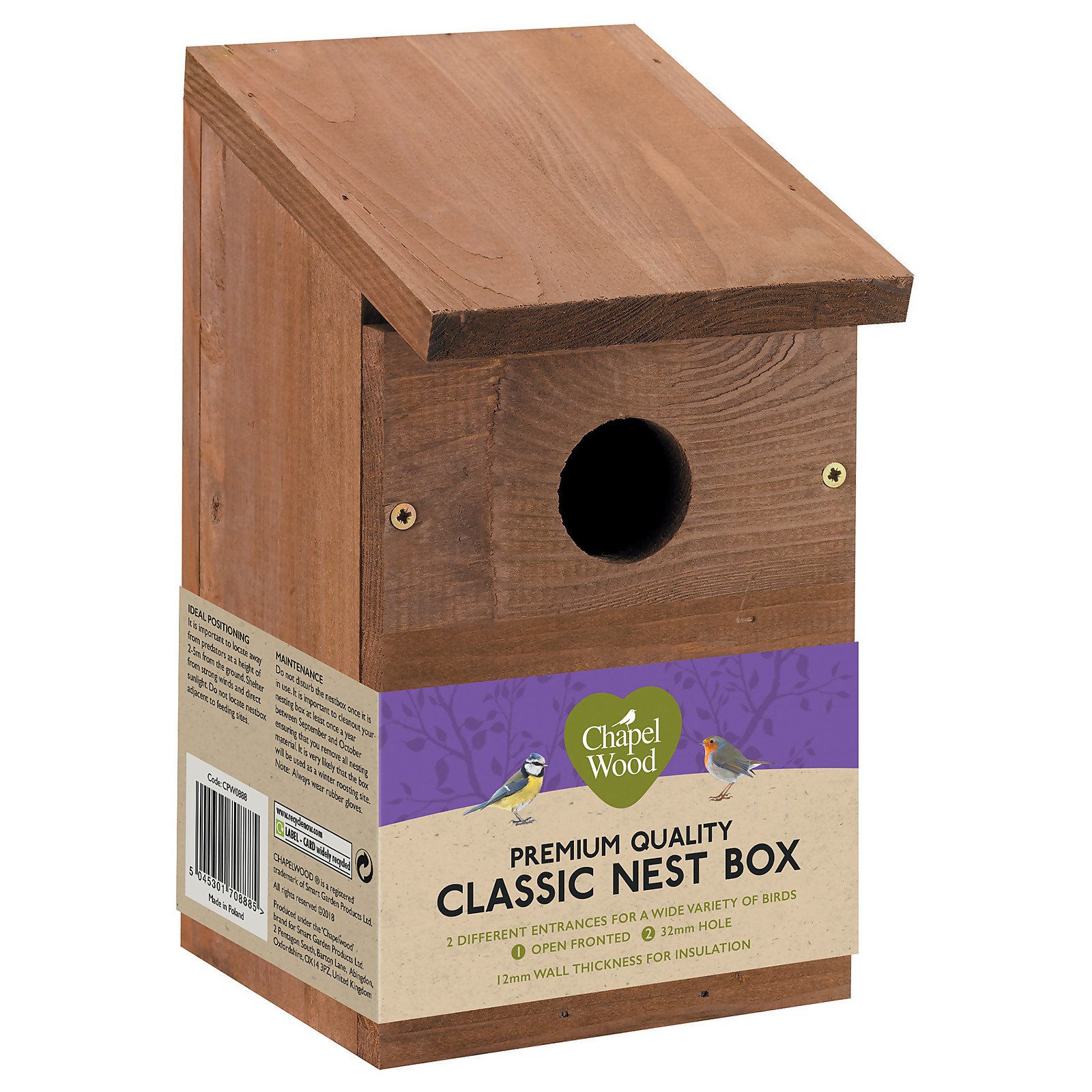 Photo of Chapelwood Wild Bird Classic Nest Box