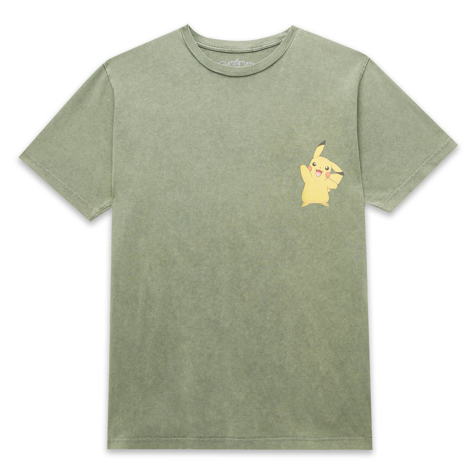 

Pokemon Pikachu Unisex T-Shirt - Khaki Acid Wash - S - Khaki Acid Wash