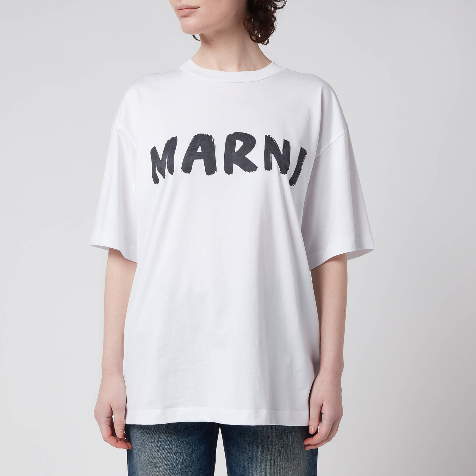Marni Women's Logo T-Shirt - White - IT38/UK6