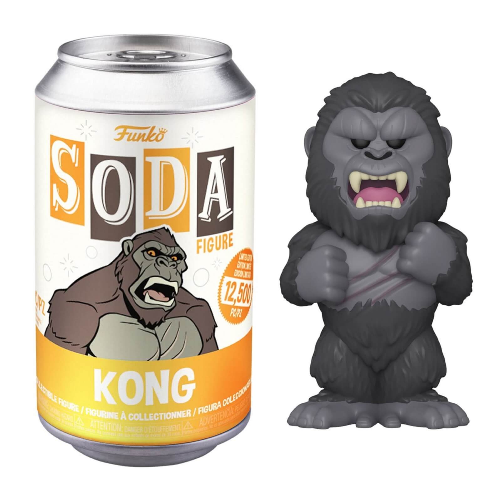 Godzilla vs Kong Kong Vinyl Soda with Collector Can