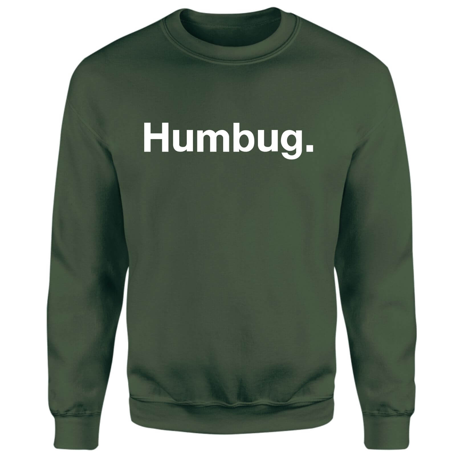 Christmas Humbug. Unisex Sweatshirt - Green - S - Green