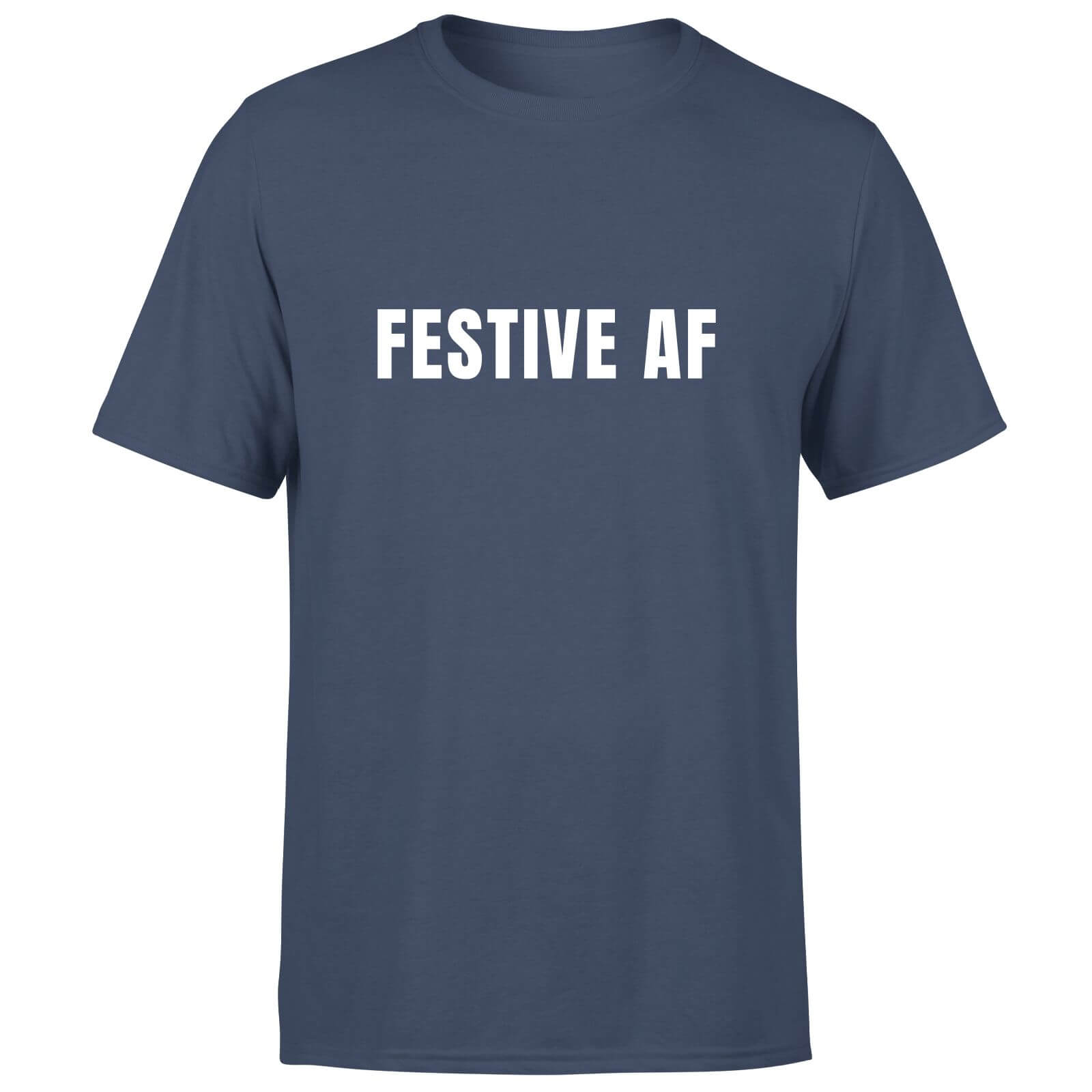 Festive AF Men's T-Shirt - Navy - S - Navy