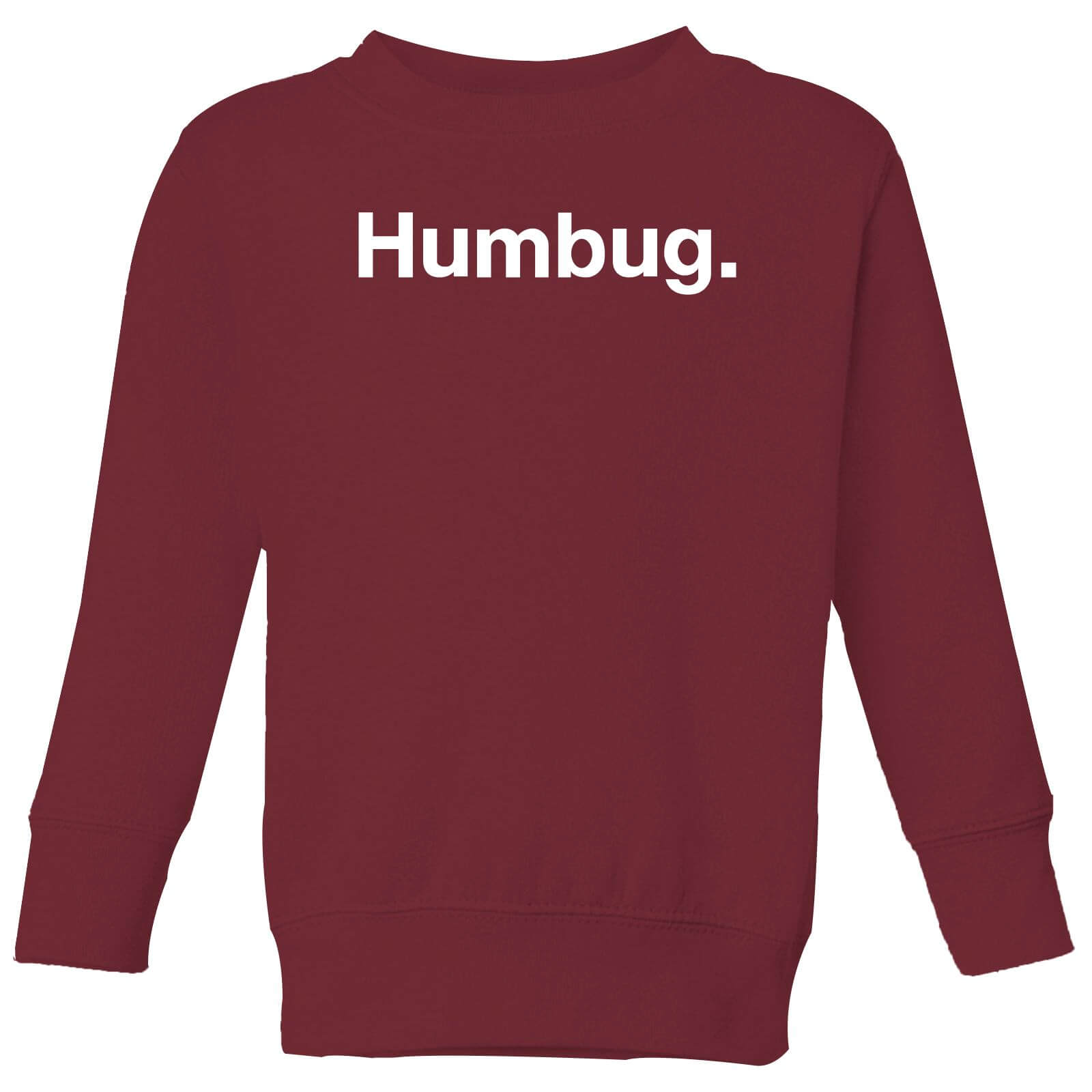 Xmas Humbug Kids' Sweatshirt - Burgundy - 3-4 Years - Burgundy