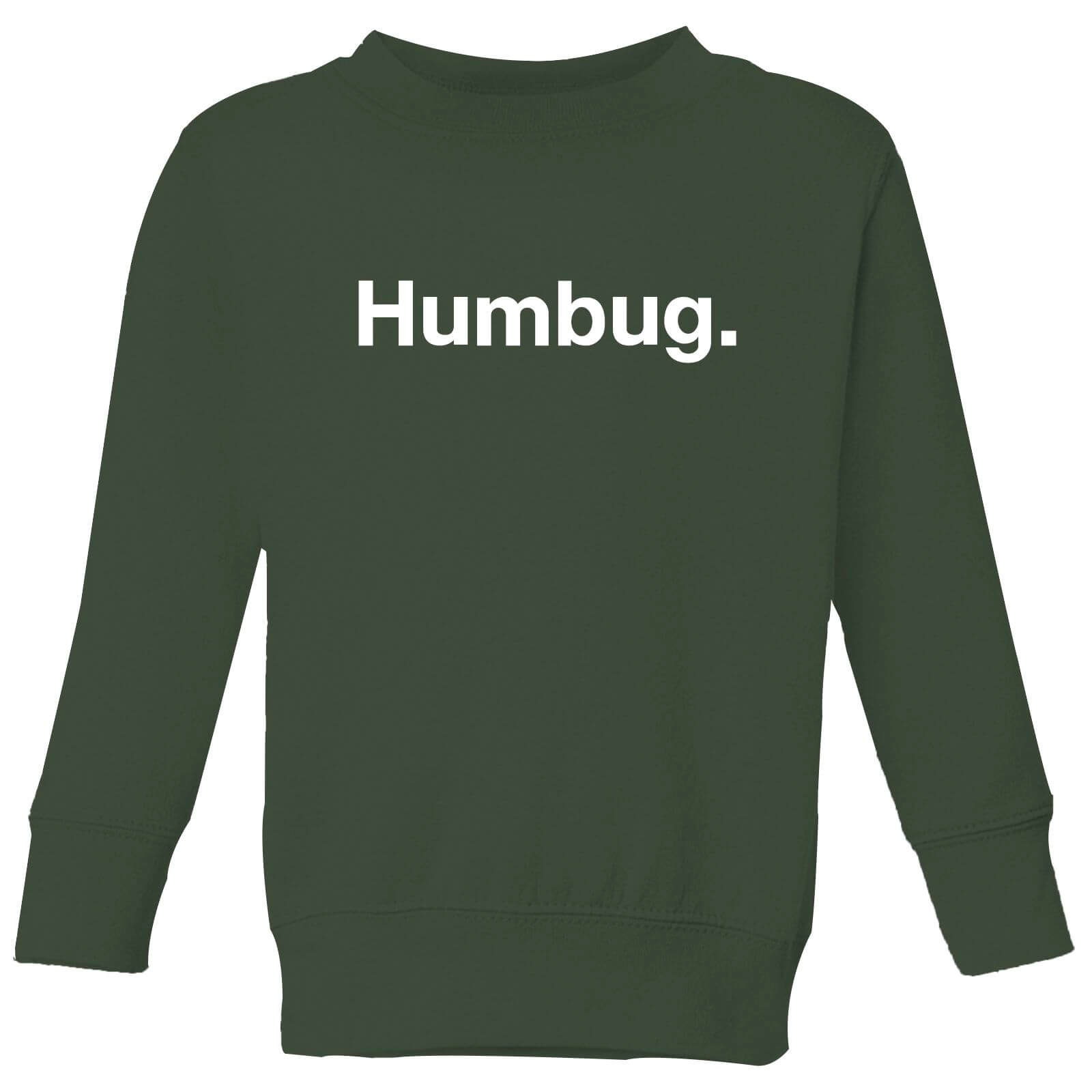 Christmas Humbug. Kids' Sweatshirt - Green - 3-4 Years - Green