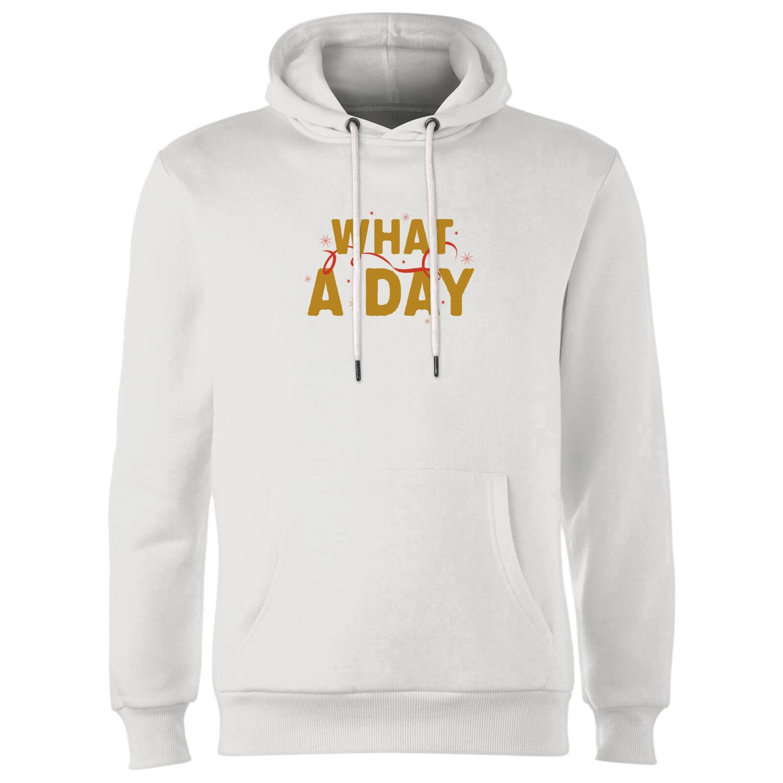 What A Christmas Day Unisex Hoodie - White - L - White