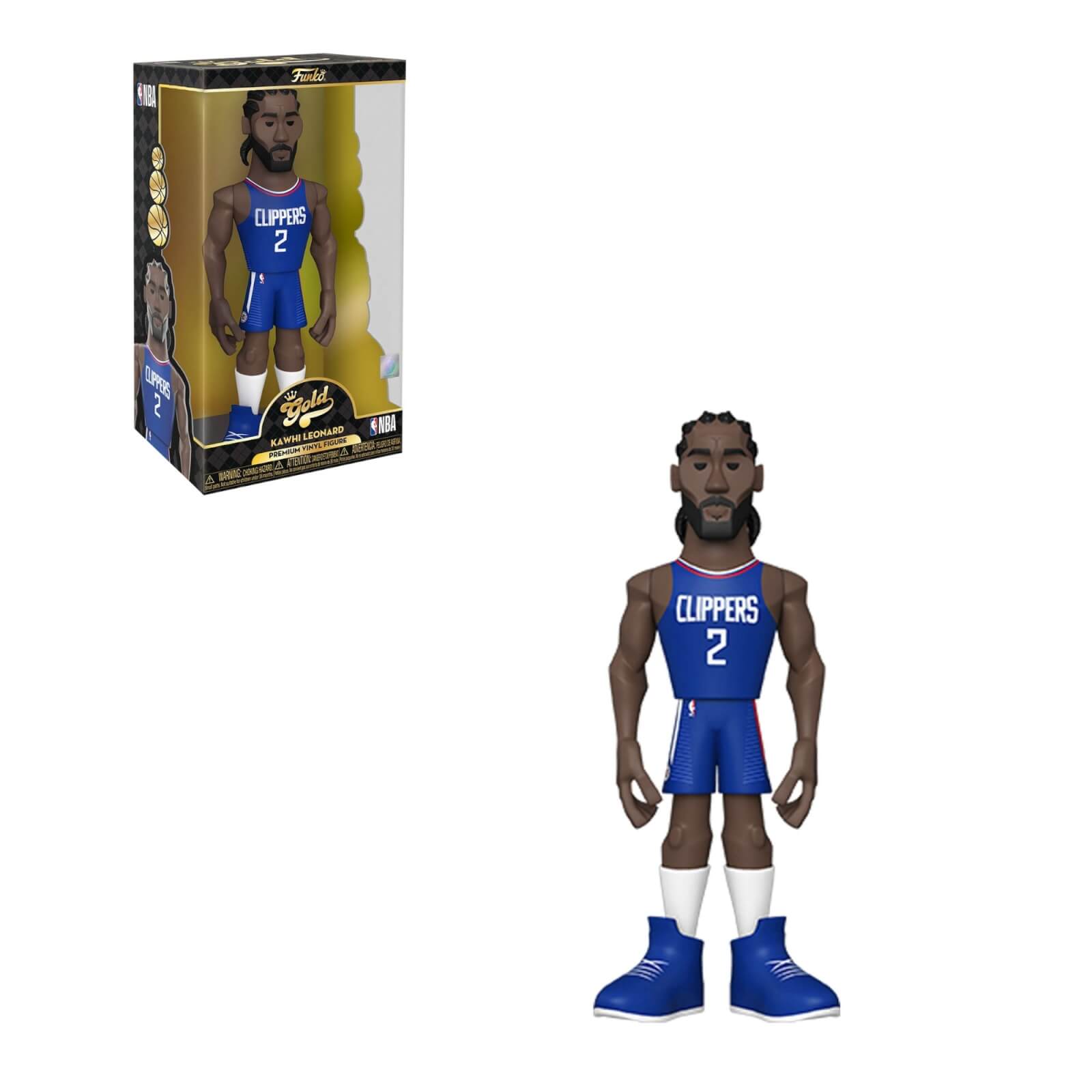 NBA Los Angeles Clippers Kawhi Leonard 12-Inch Vinyl Gold