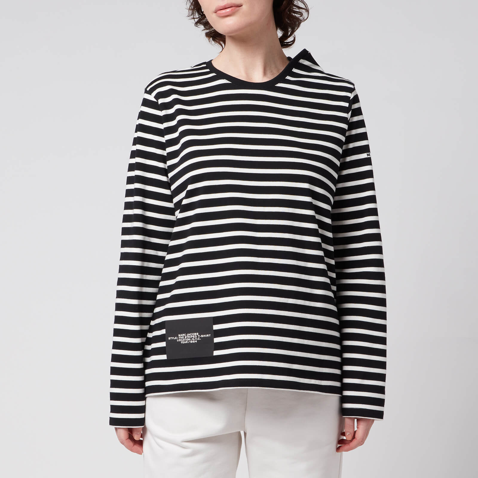 Marc Jacobs Women's The Striped T-Shirt - Black Multi - XS