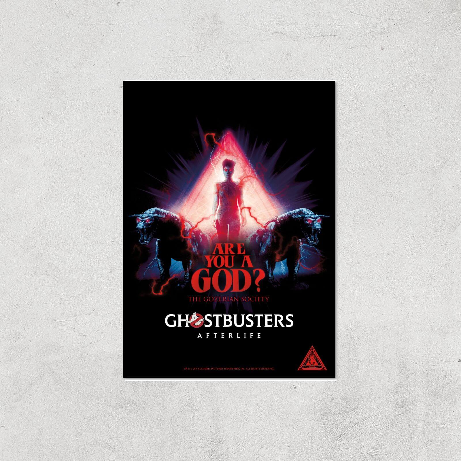 Ghostbusters Are You A God? Giclee Art Print - A4 - Print Only