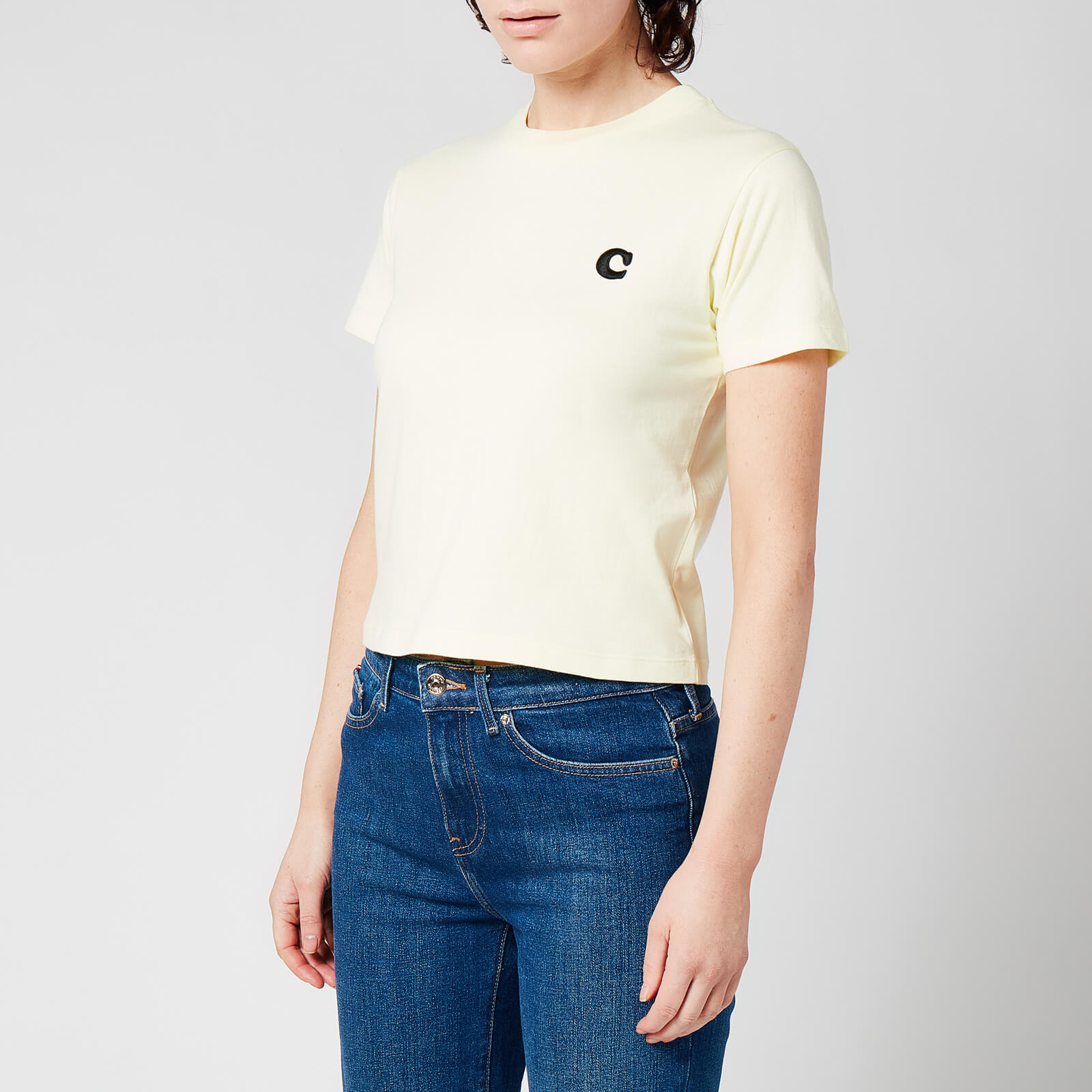 Être Cécile Women's Ice Scream Crop T-Shirt - Wax Yellow - XS