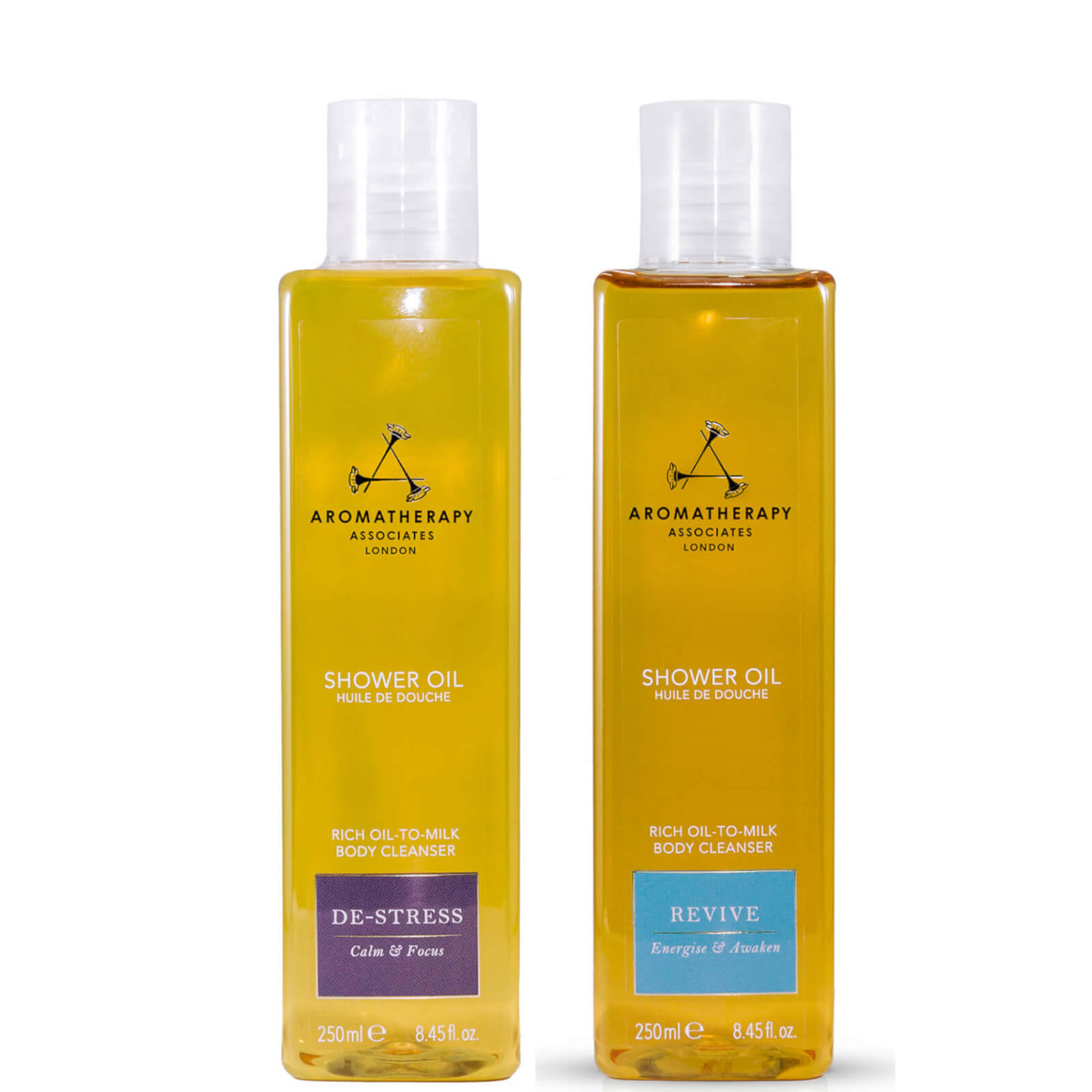 Aromatherapy Associates AM PM Shower Oil Duo
