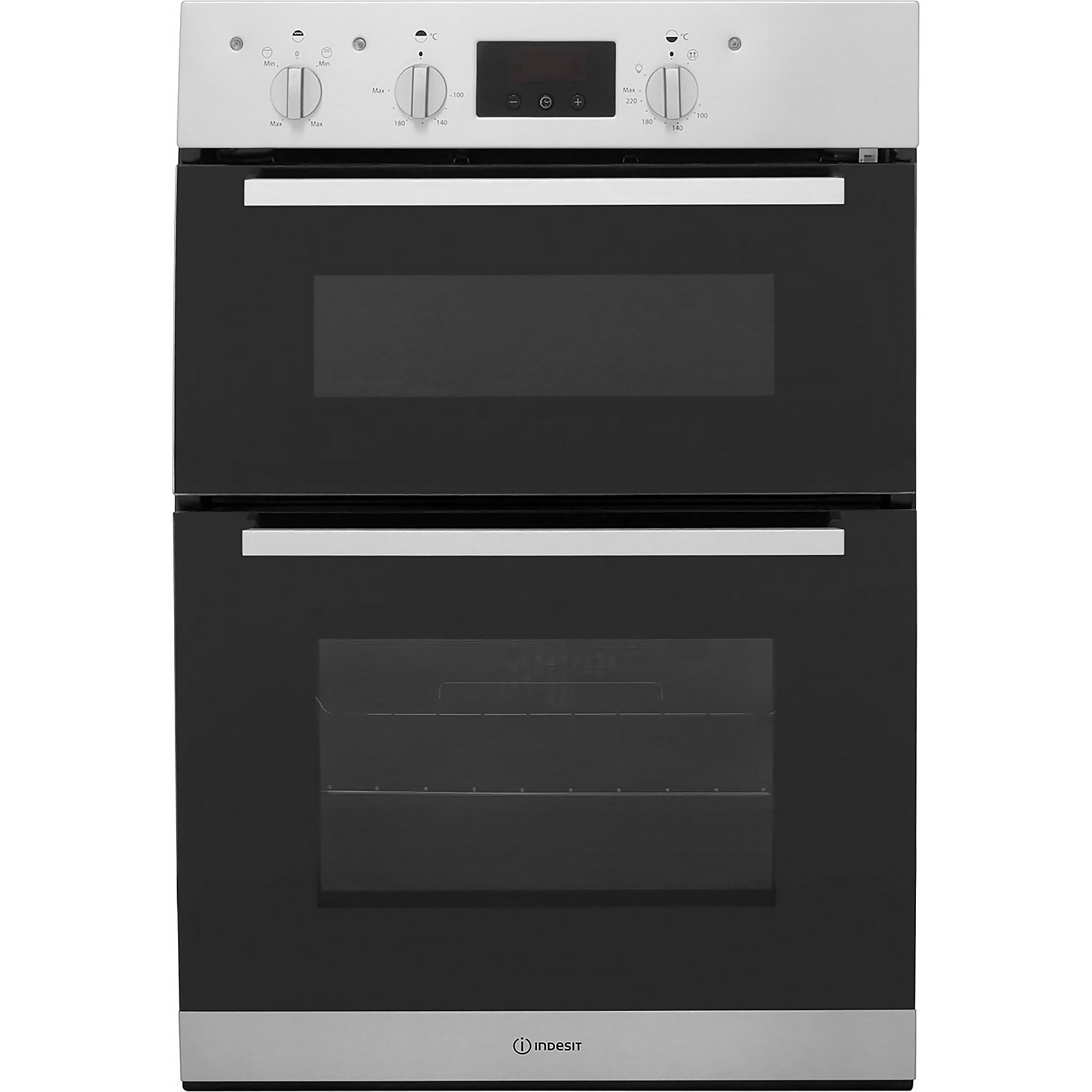 Photo of Indesit Aria Idd6340ix Built In Electric Double Oven - Stainless Steel