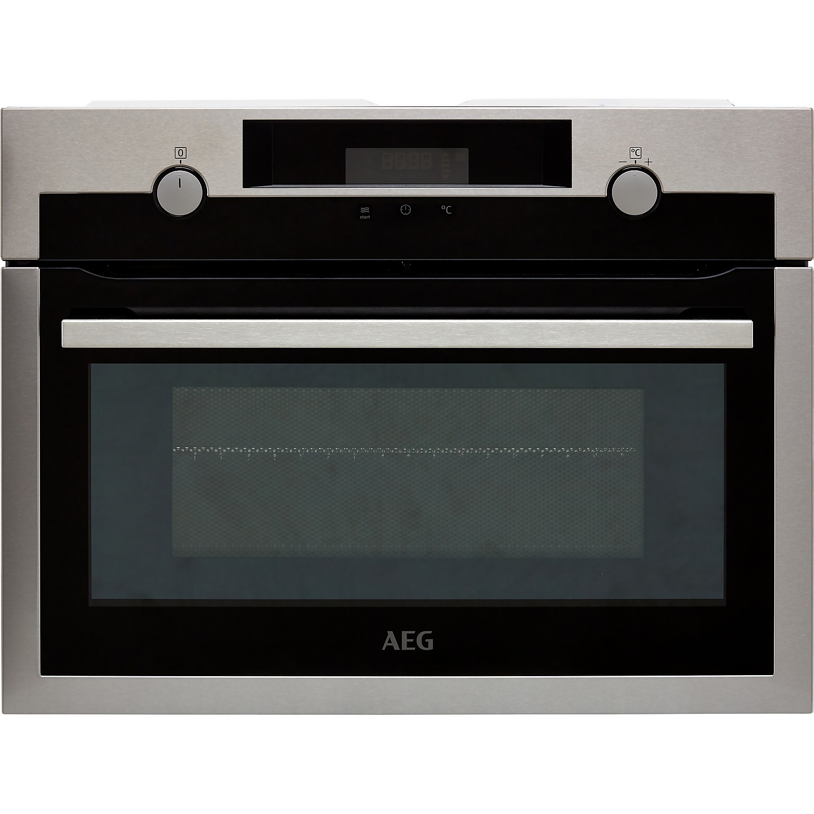 Photo of Aeg Kme565000m Built In Compact Electric Single Oven With Microwave Function - Stainless Steel