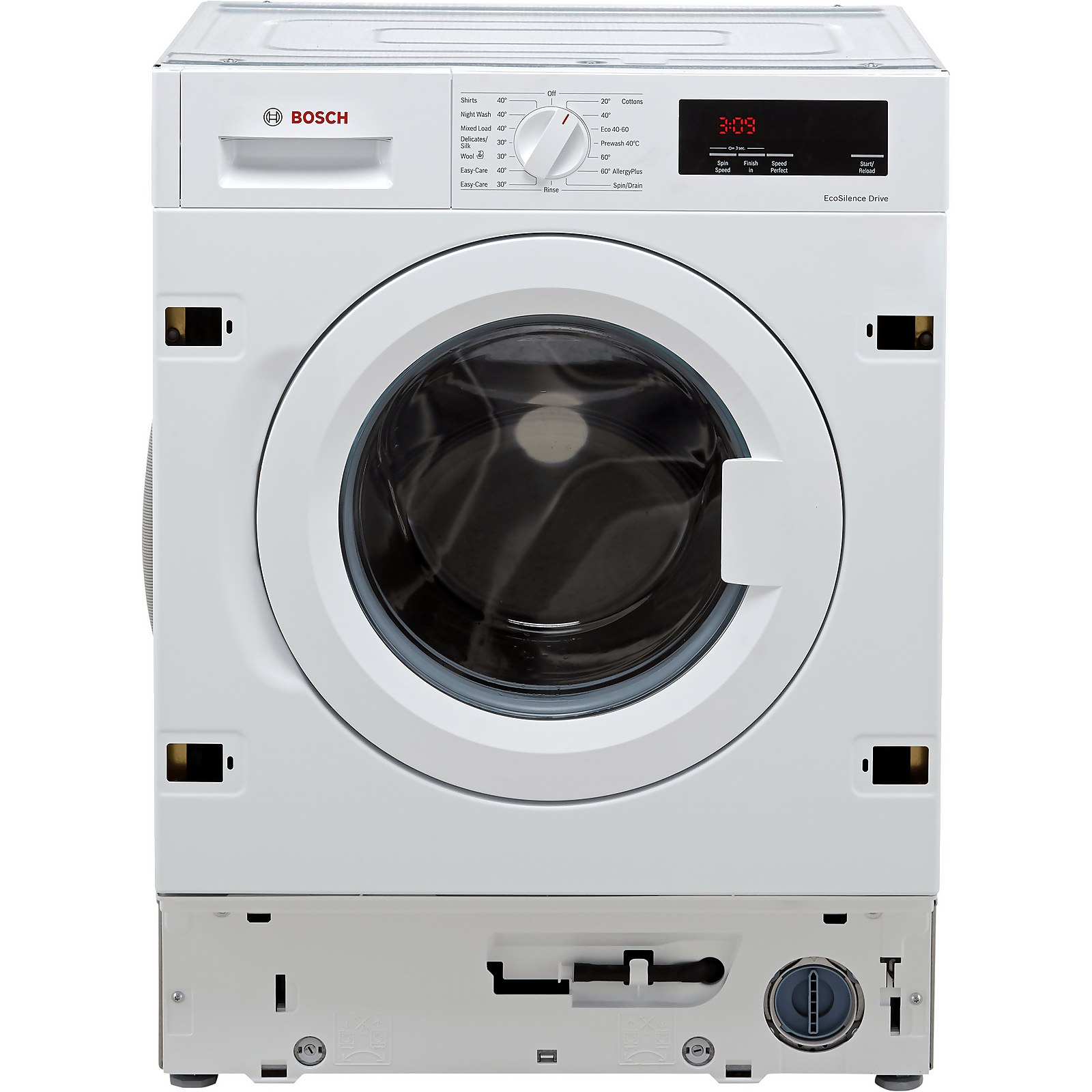 Bosch Serie 6 WIW28301GB Integrated 8Kg Washing Machine with 1400 rpm - White